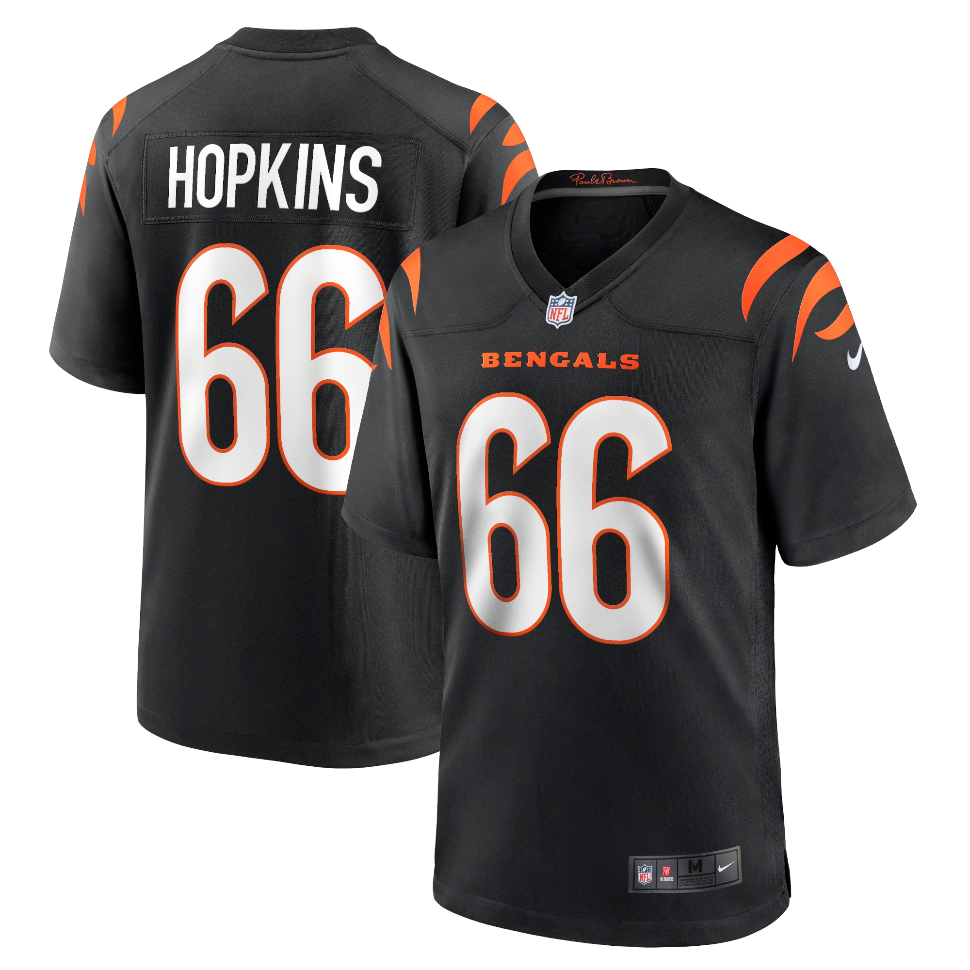 Trey Hopkins Cincinnati Bengals Nike Game Jersey - Black - vstockx