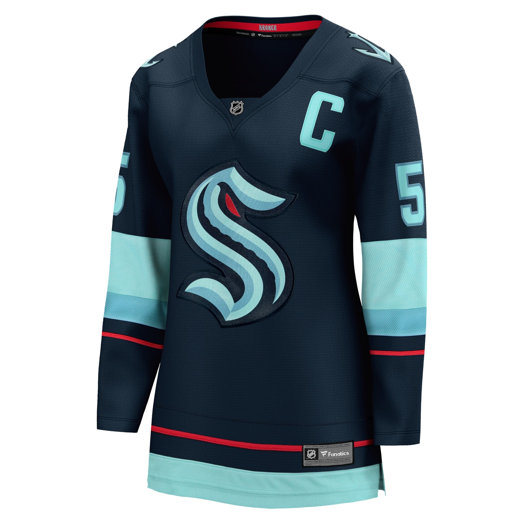 Women's Fanatics Branded Mark Giordano Deep Sea Blue Seattle Kraken Home Premier Breakaway Player Jersey - vstockx