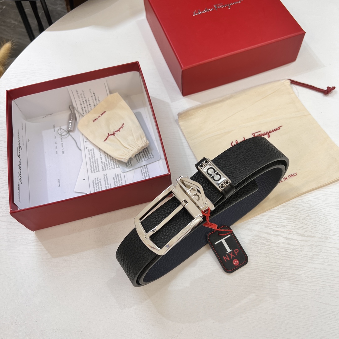 Streetwear Belt Ferragamo 319656 size:3.5cm - vstockx