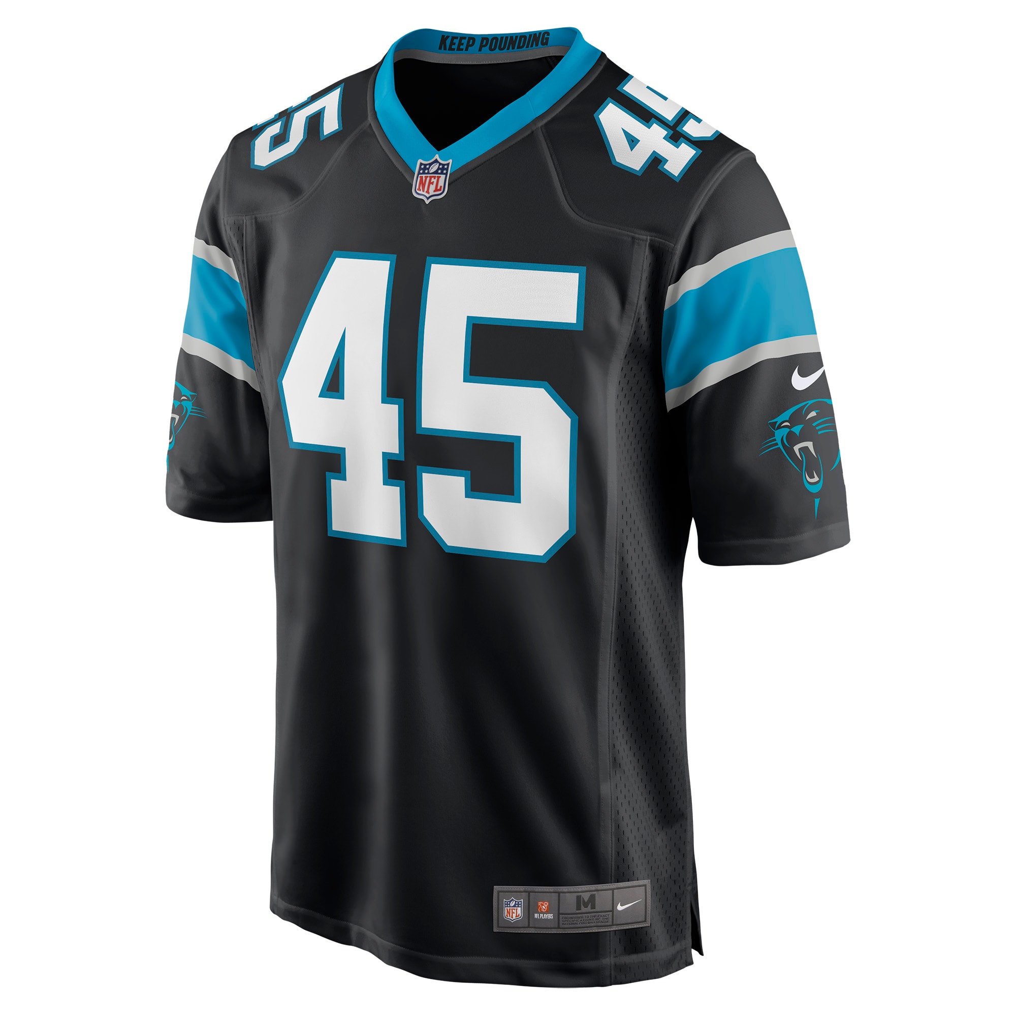 Giovanni Ricci Carolina Panthers Nike Player Game Jersey - Black - vstockx