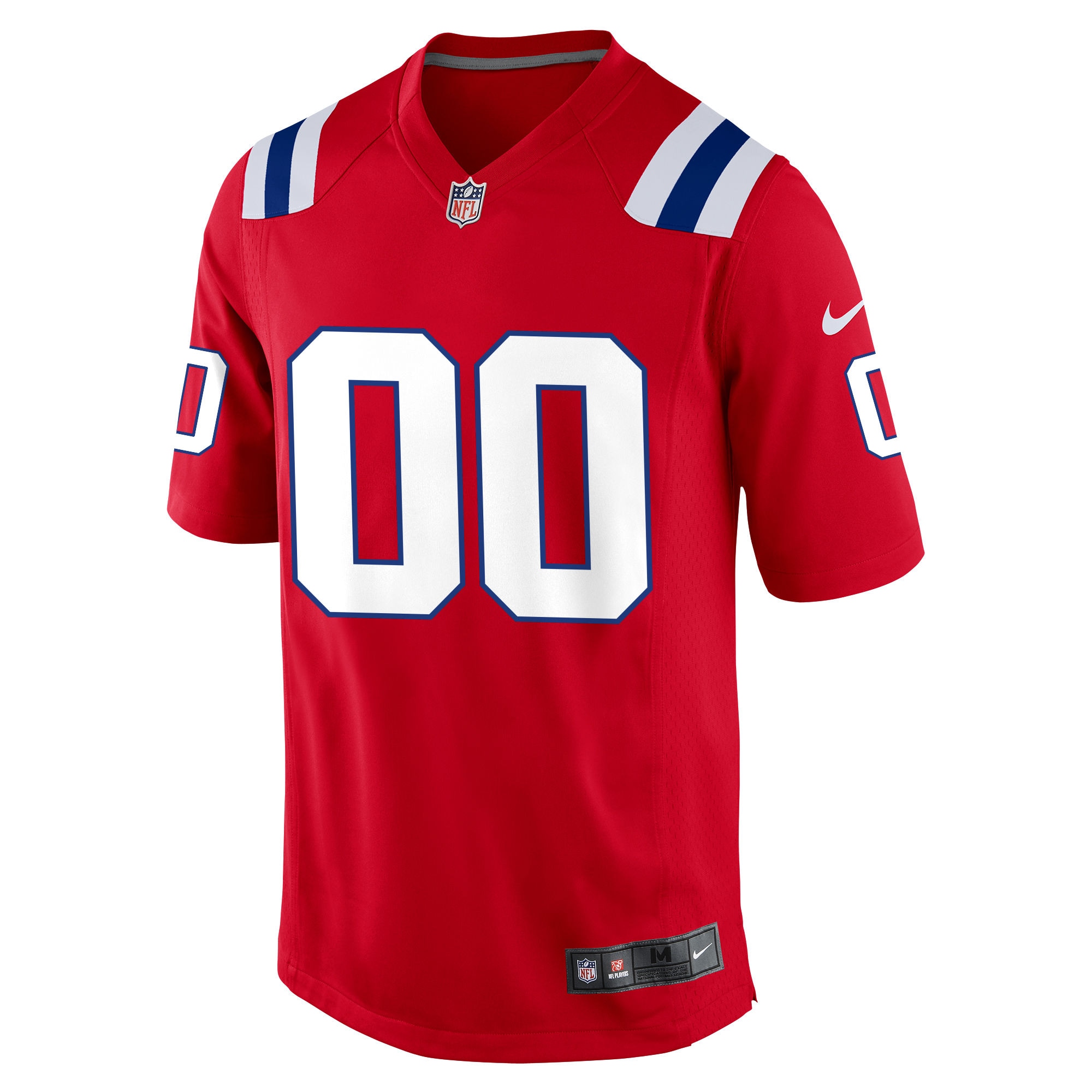 New England Patriots Nike Alternate Custom Jersey - Red - vstockx