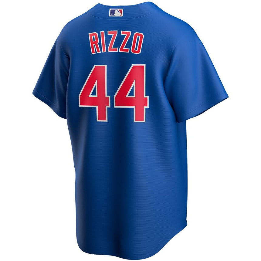 Men's Anthony Rizzo Chicago Cubs Blue Alternate Replica Jersey - vstockx