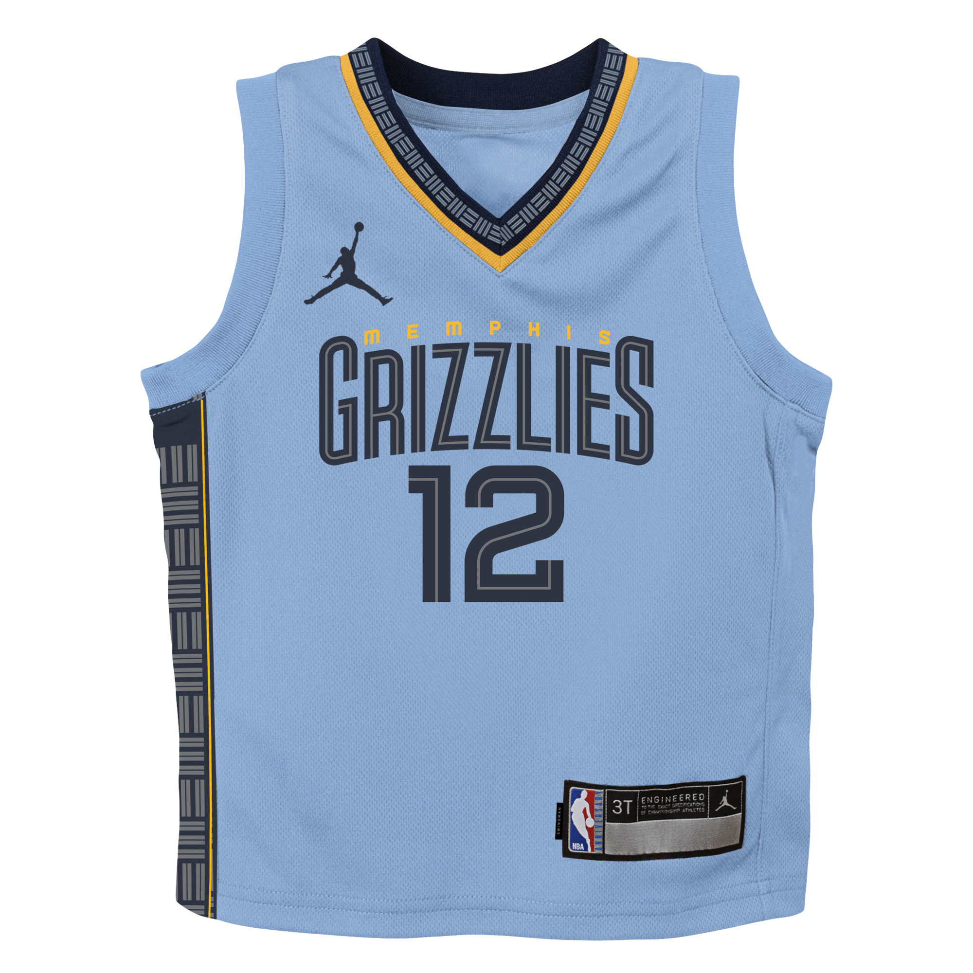Ja Morant Memphis Grizzlies Jordans Brand Preschool 2022/23 Statement Edition Jersey - Light Blue - vstockx