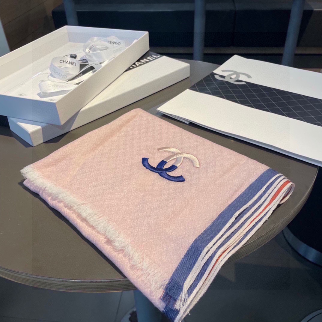 Streetwear Scarf CHANEL 329004 SIZE:105*180cm - vstockx