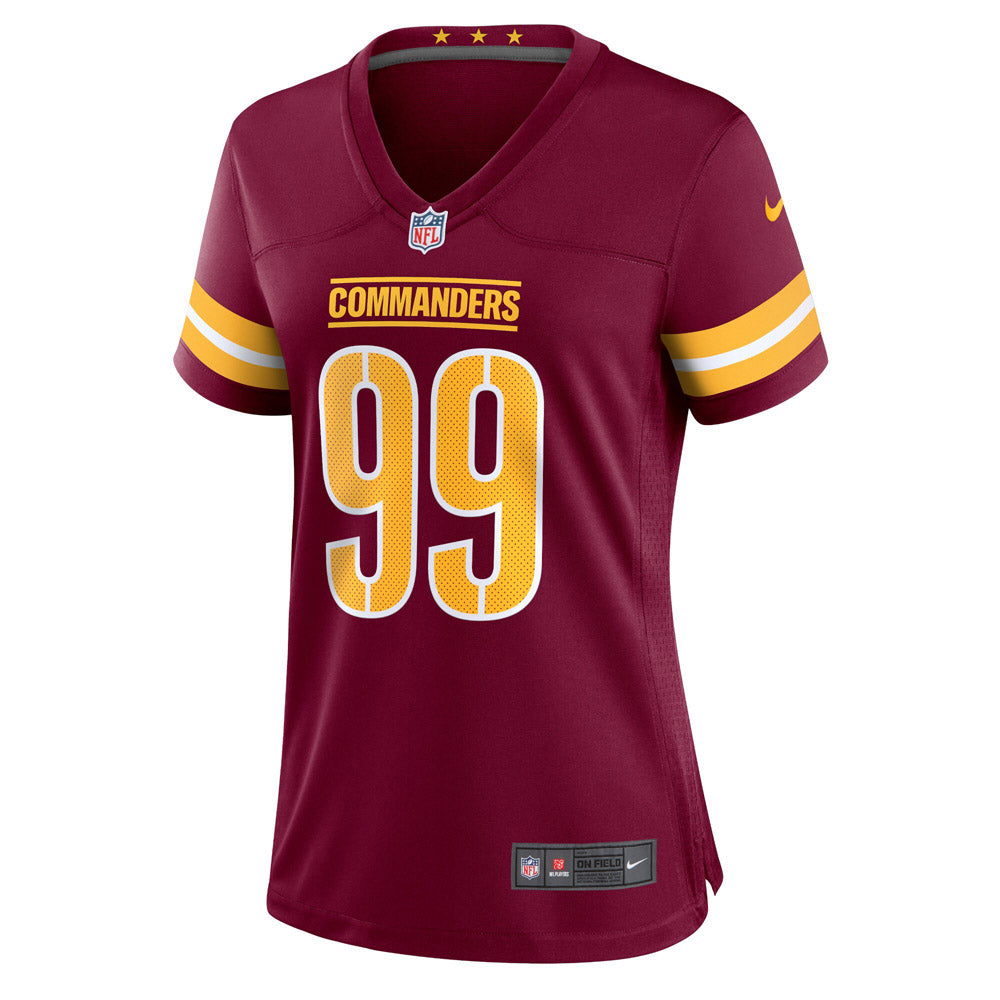 Women's Washington Commanders Chase Young Game Jersey Burgundy - vstockx