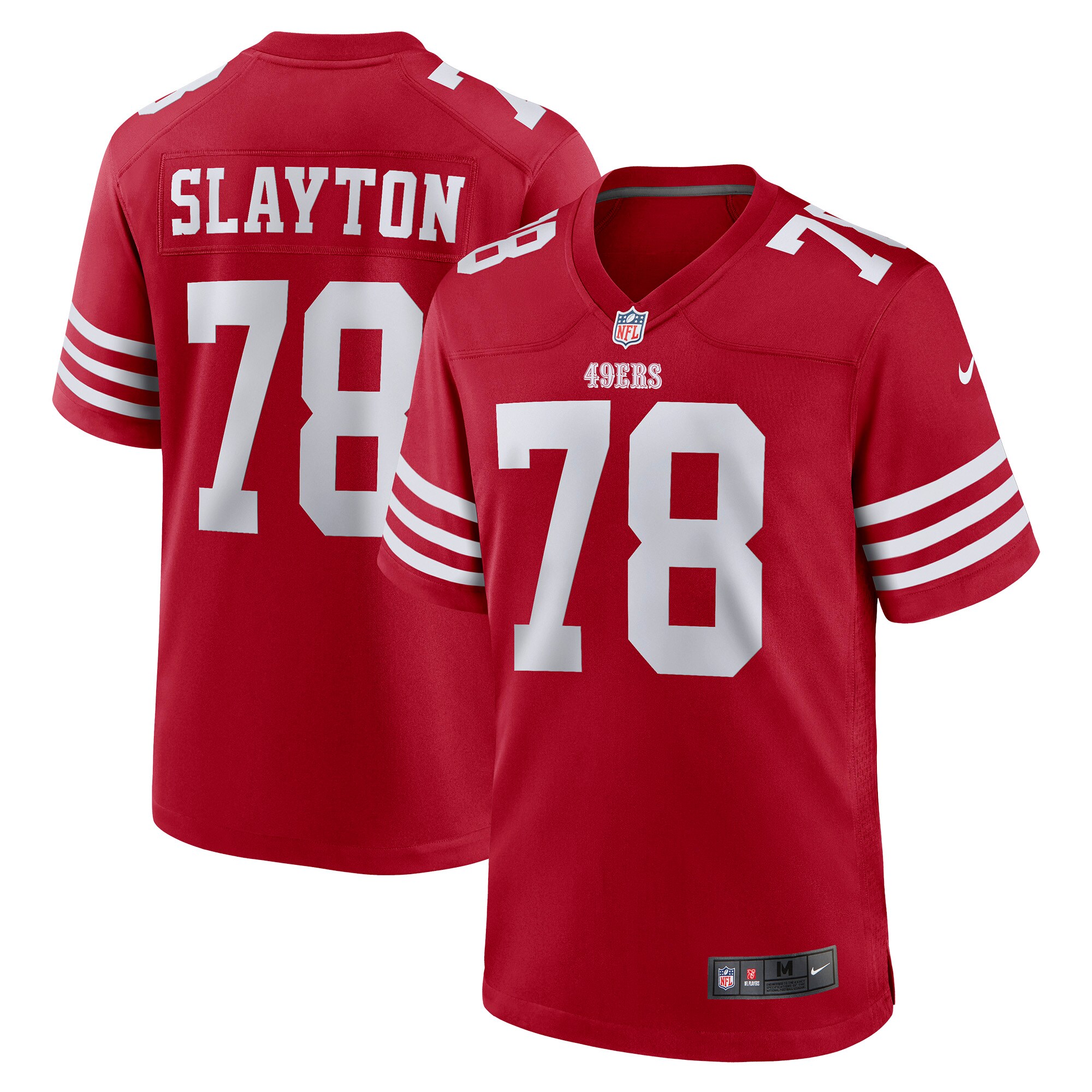 Chris Slayton San Francisco 49ers Nike Game Jersey - Scarlet - vstockx