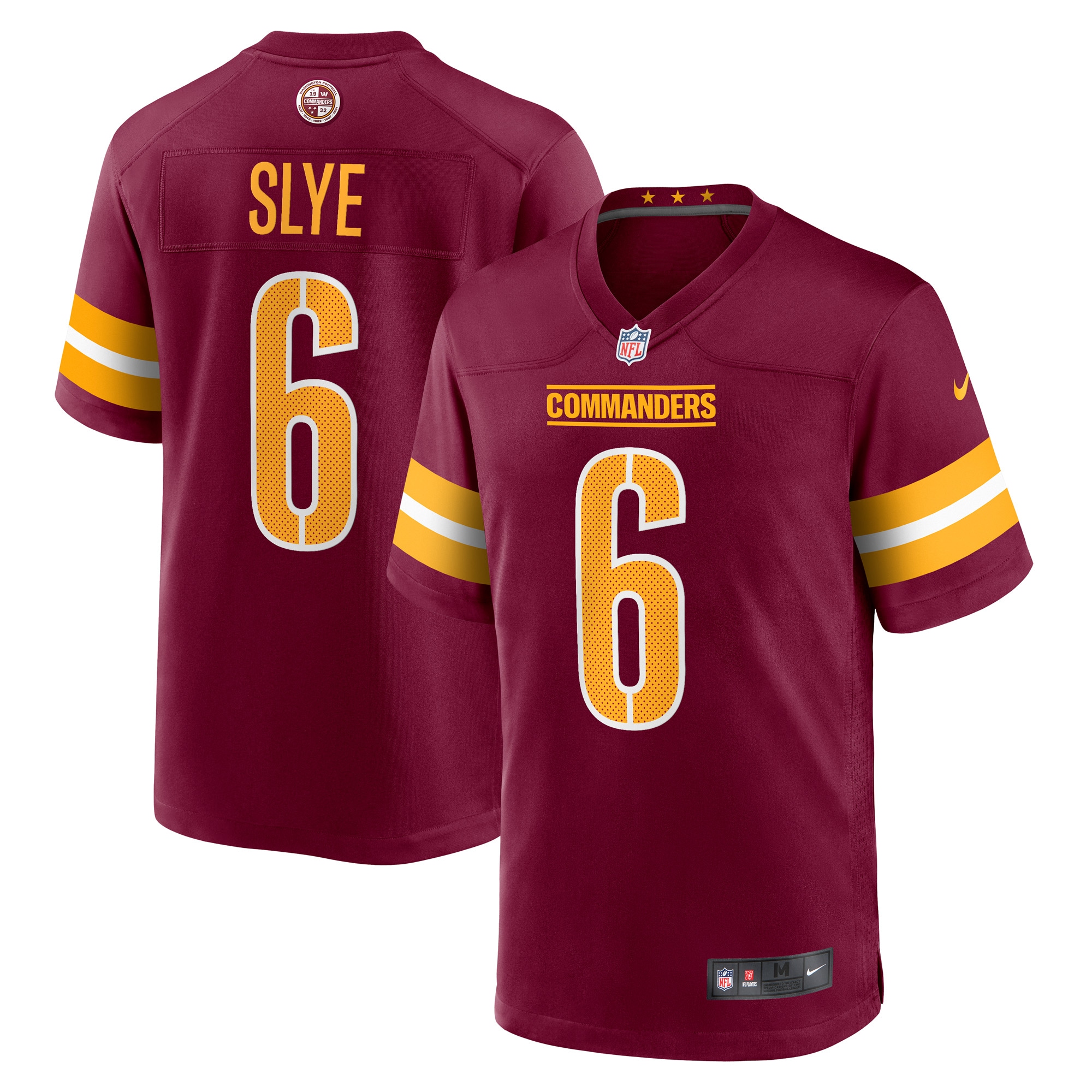 Joey Slye Washington Commanders Nike Game Player Jersey - Burgundy - vstockx