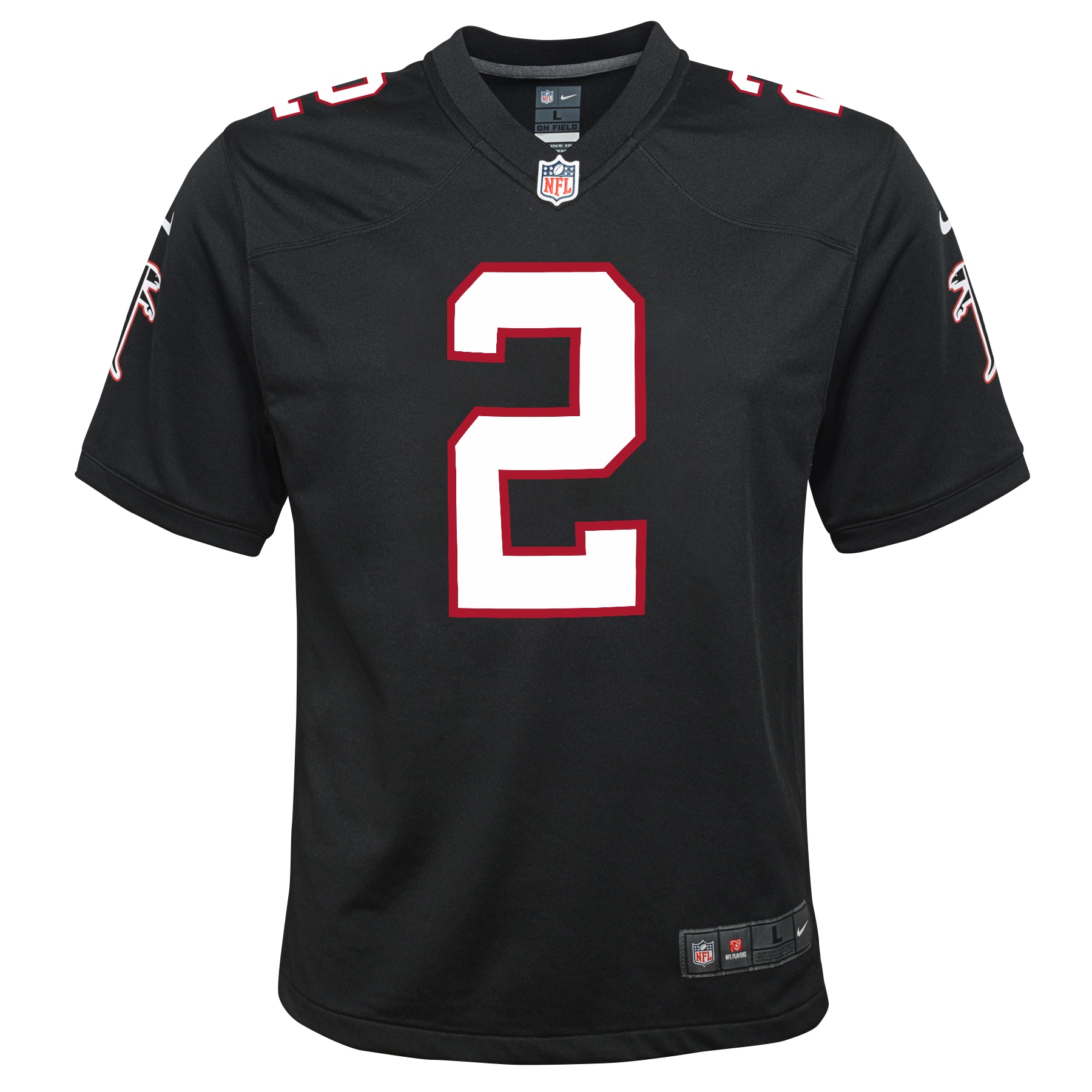 Matt Ryan Atlanta Falcons Nike Youth Throwback Game Jersey - Black - vstockx