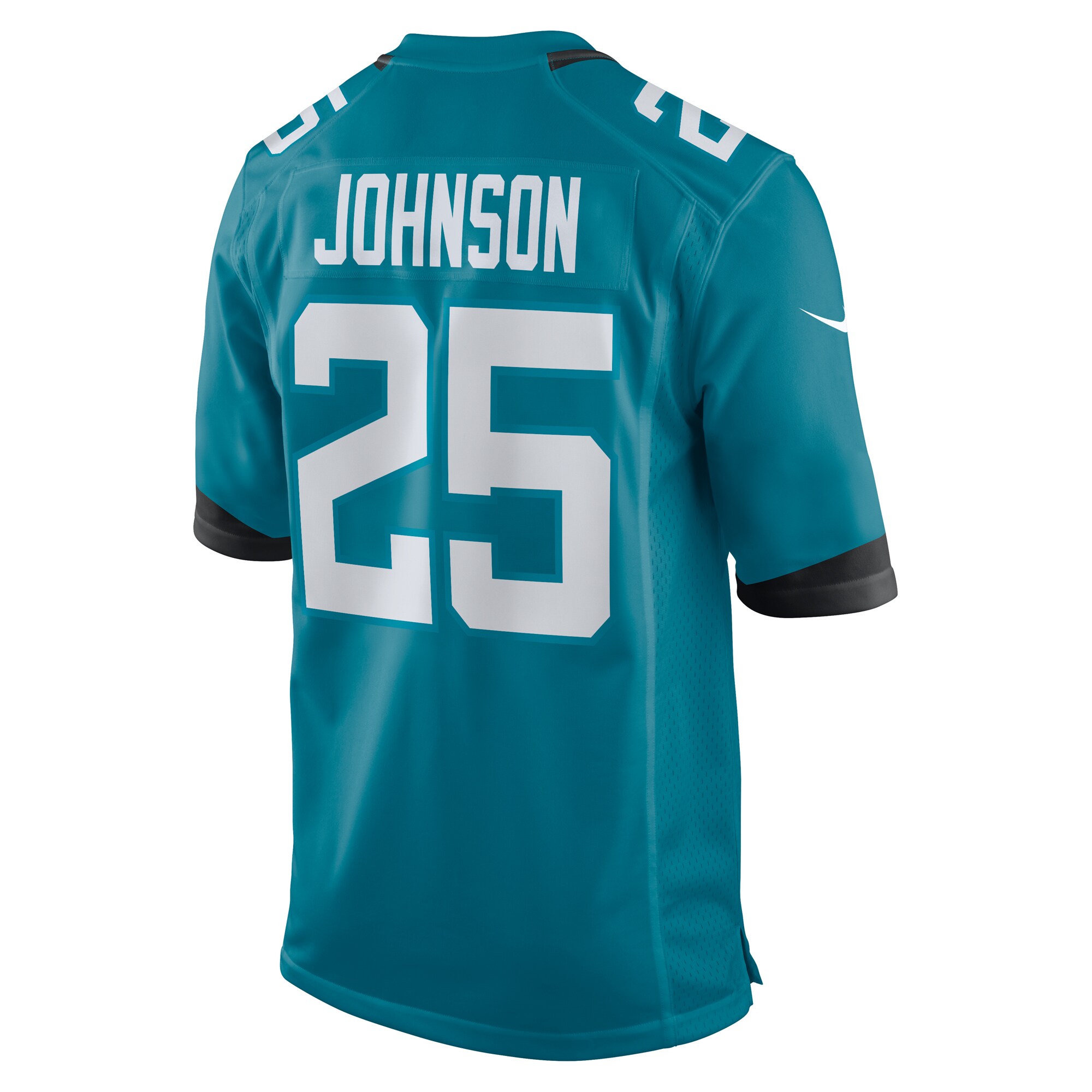 D'Ernest Johnson Jacksonville Jaguars Nike Team Game Jersey - Teal - vstockx