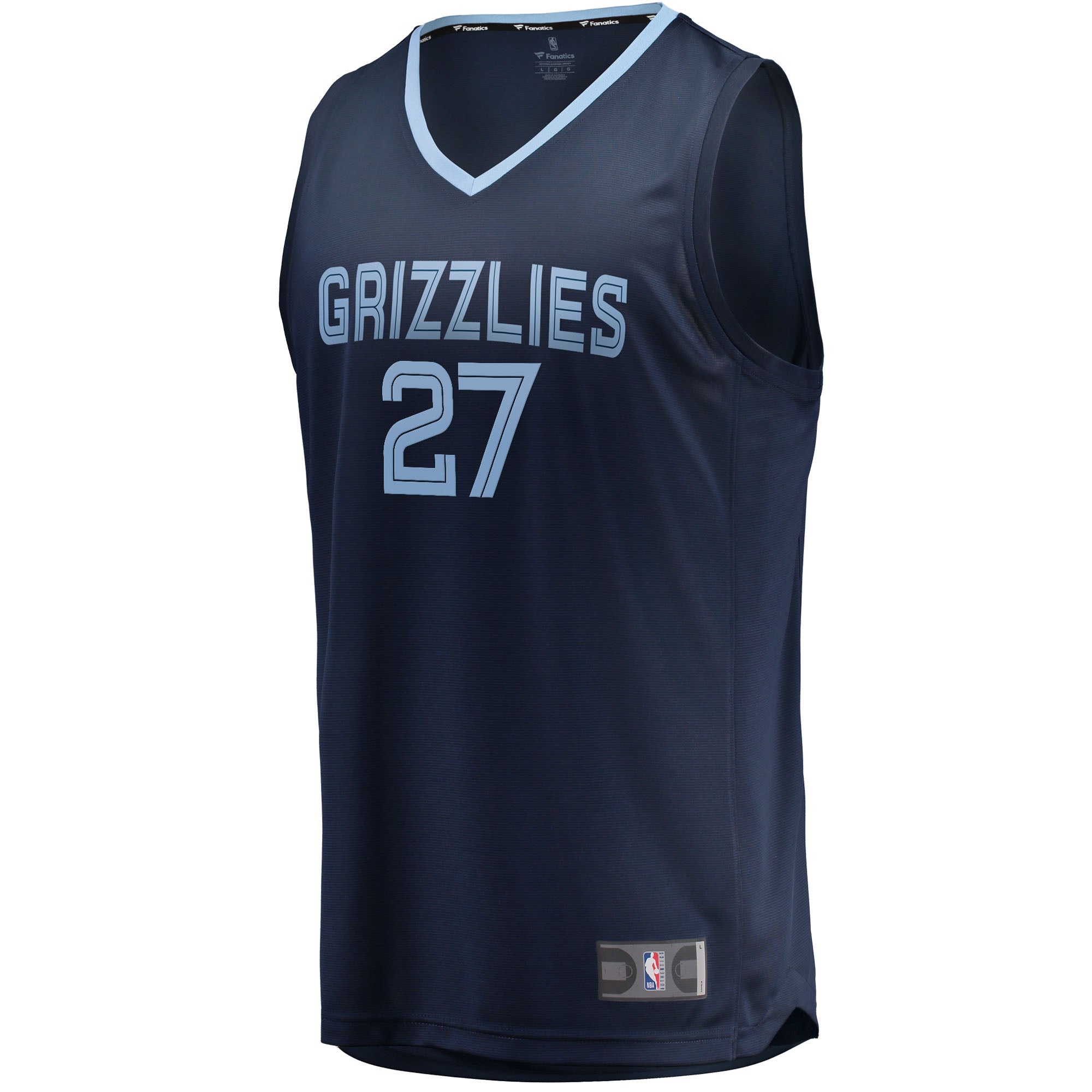 Men's Fanatics Branded David Roddy Navy Memphis Grizzlies 2022 NBA Draft First Round Pick Fast Break Replica Player - vstockx