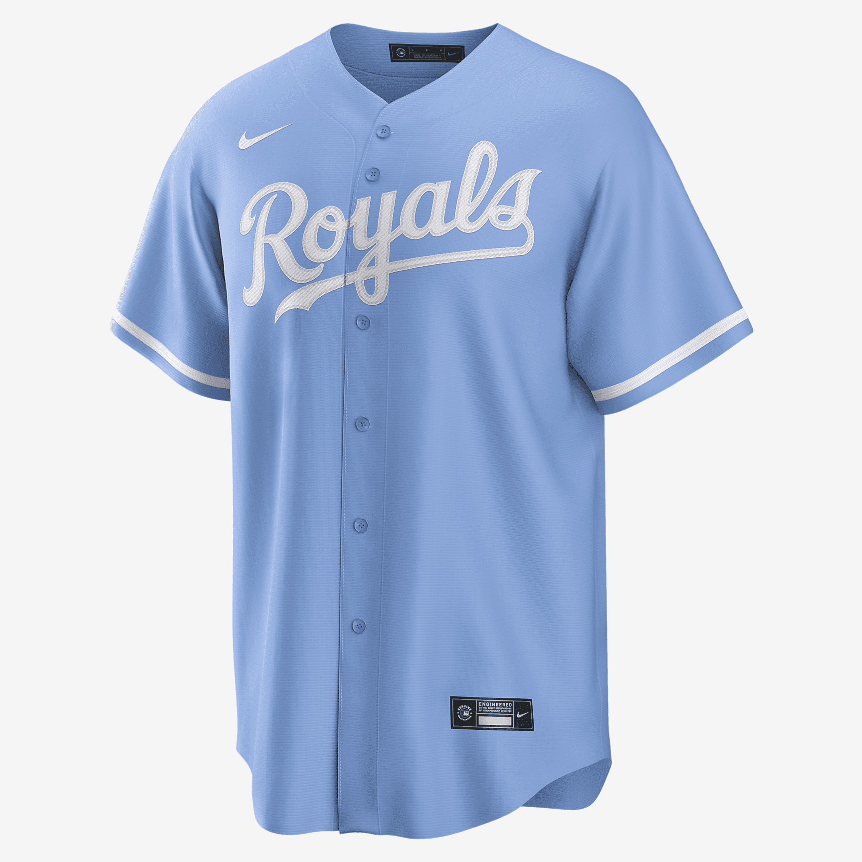 MLB Kansas City Royals Men's Replica Baseball Jersey - Light Blue - vstockx