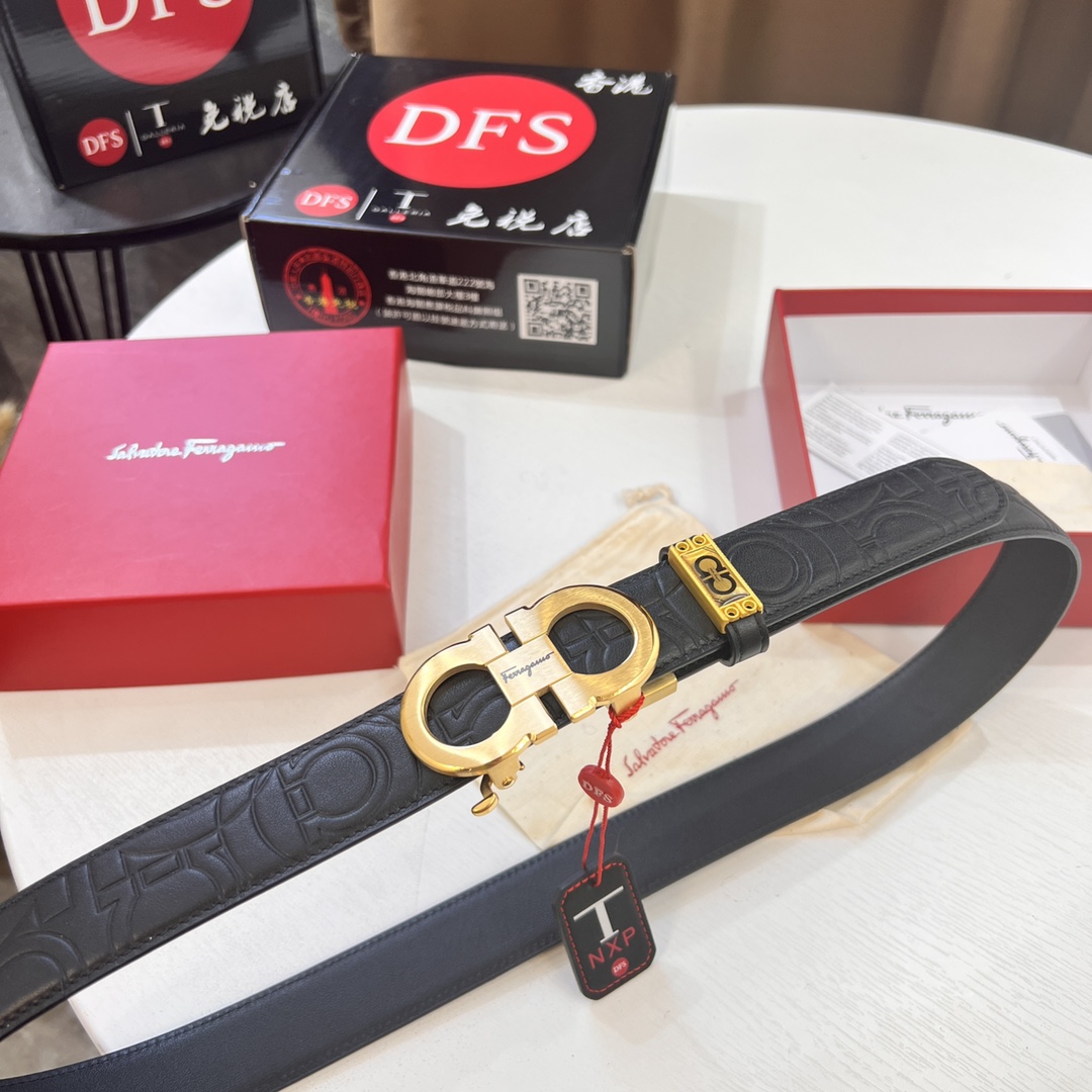 Streetwear Belt Ferragamo 320275 size:3.5cm - vstockx