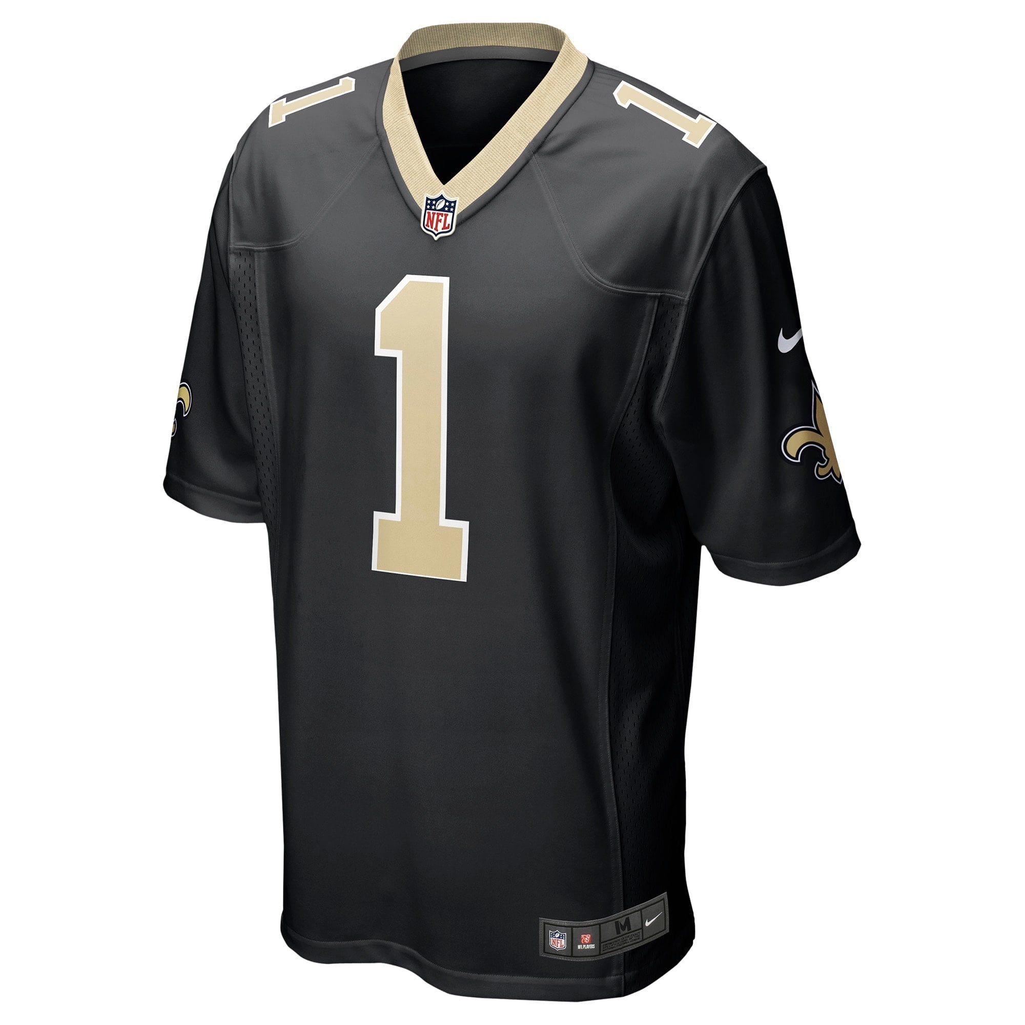 Men's Nike Marquez Callaway Black New Orleans Saints Game Jersey - vstockx
