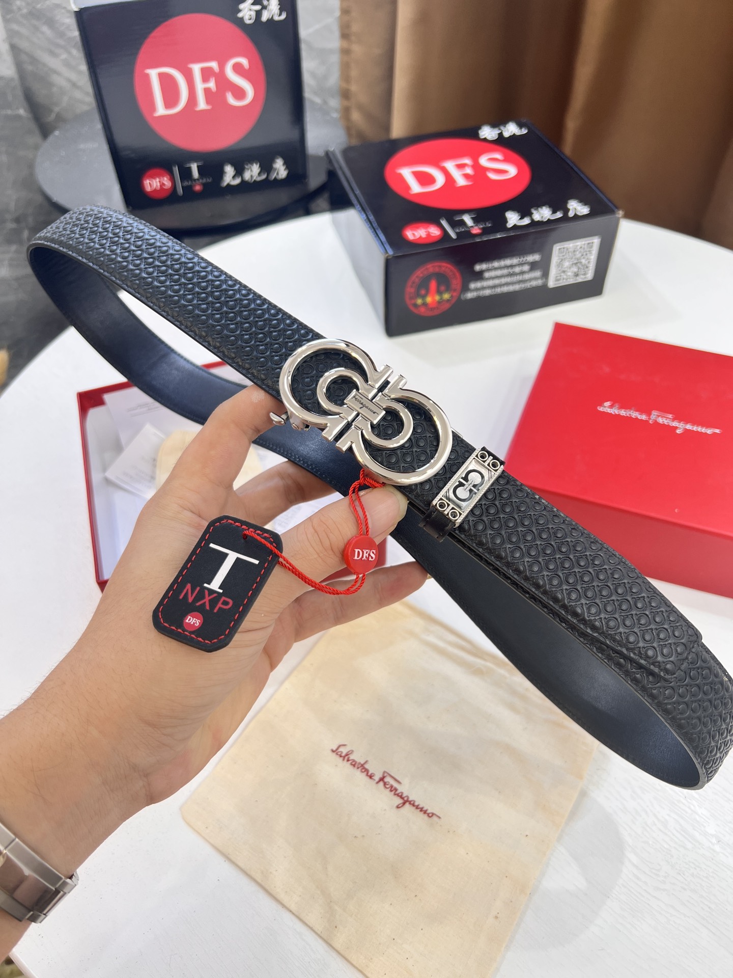 Streetwear Belt Ferragamo 320361 size:3.5cm - vstockx