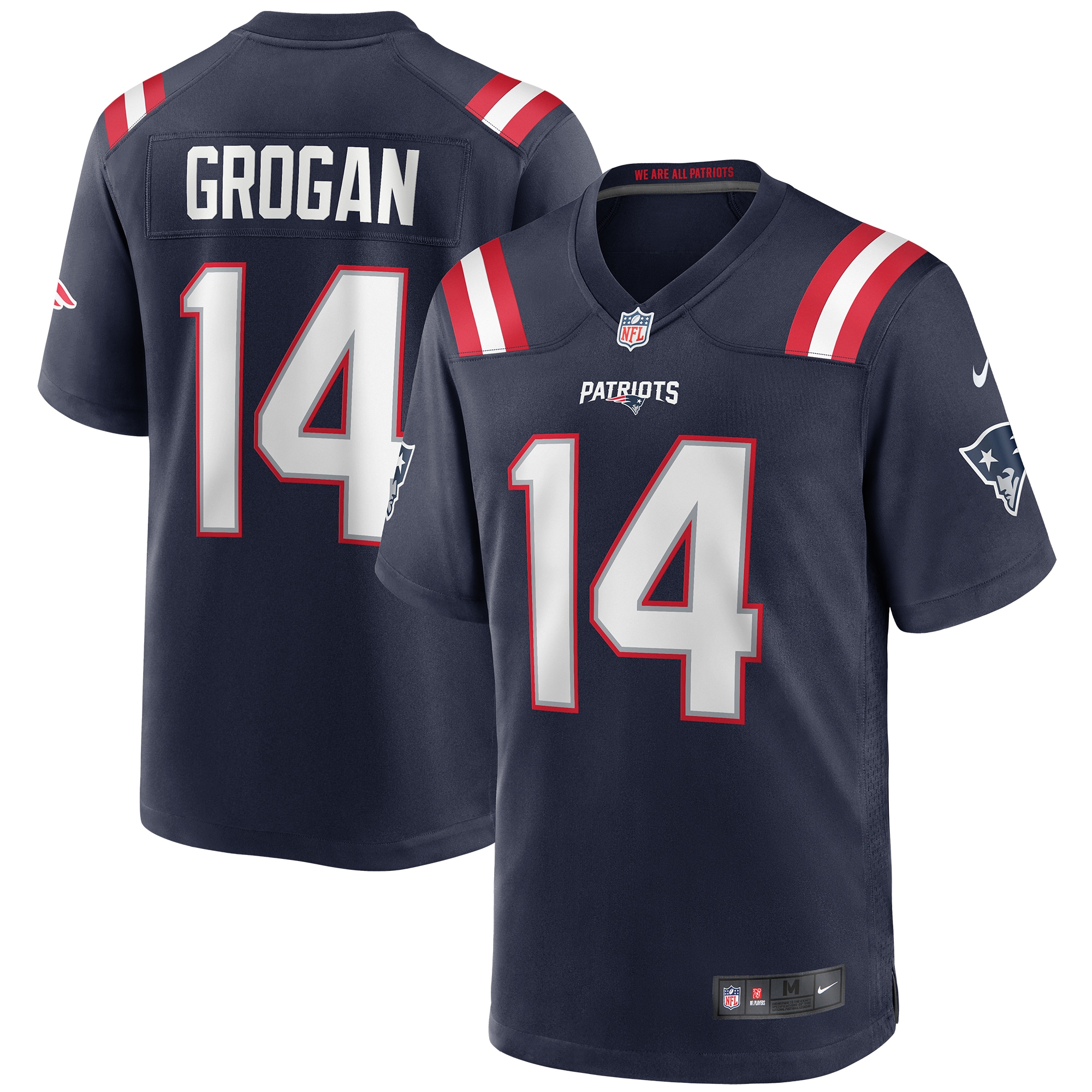 Steve Grogan New England Patriots Nike Game Retired Player Jersey - Navy - vstockx