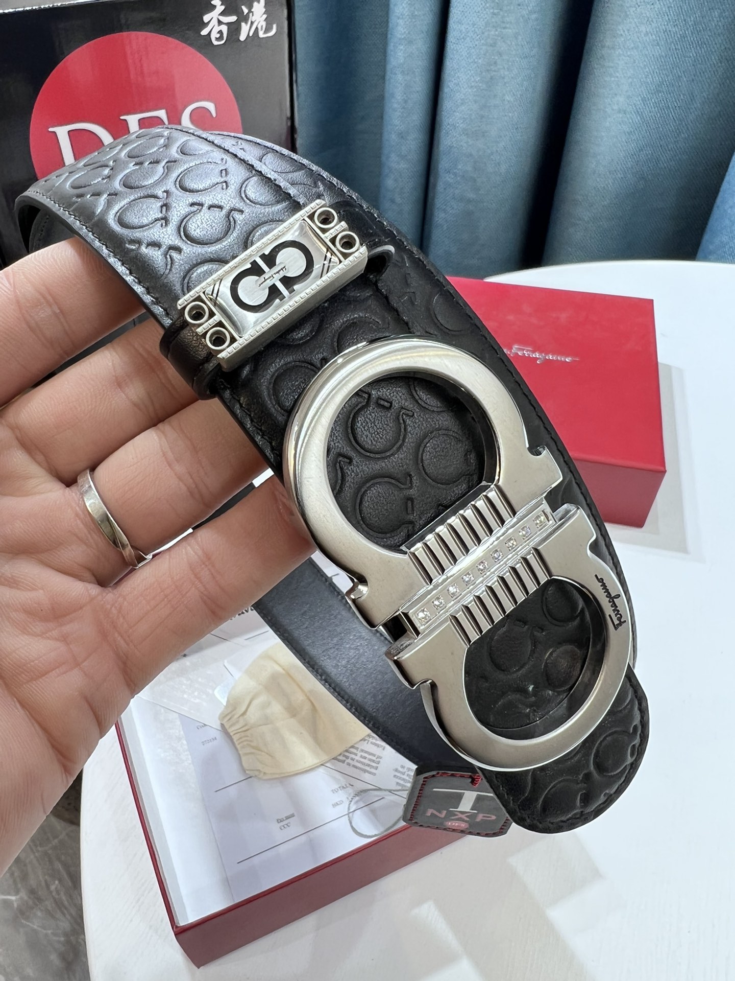 Streetwear Belt Ferragamo 319646 size:3.5cm - vstockx