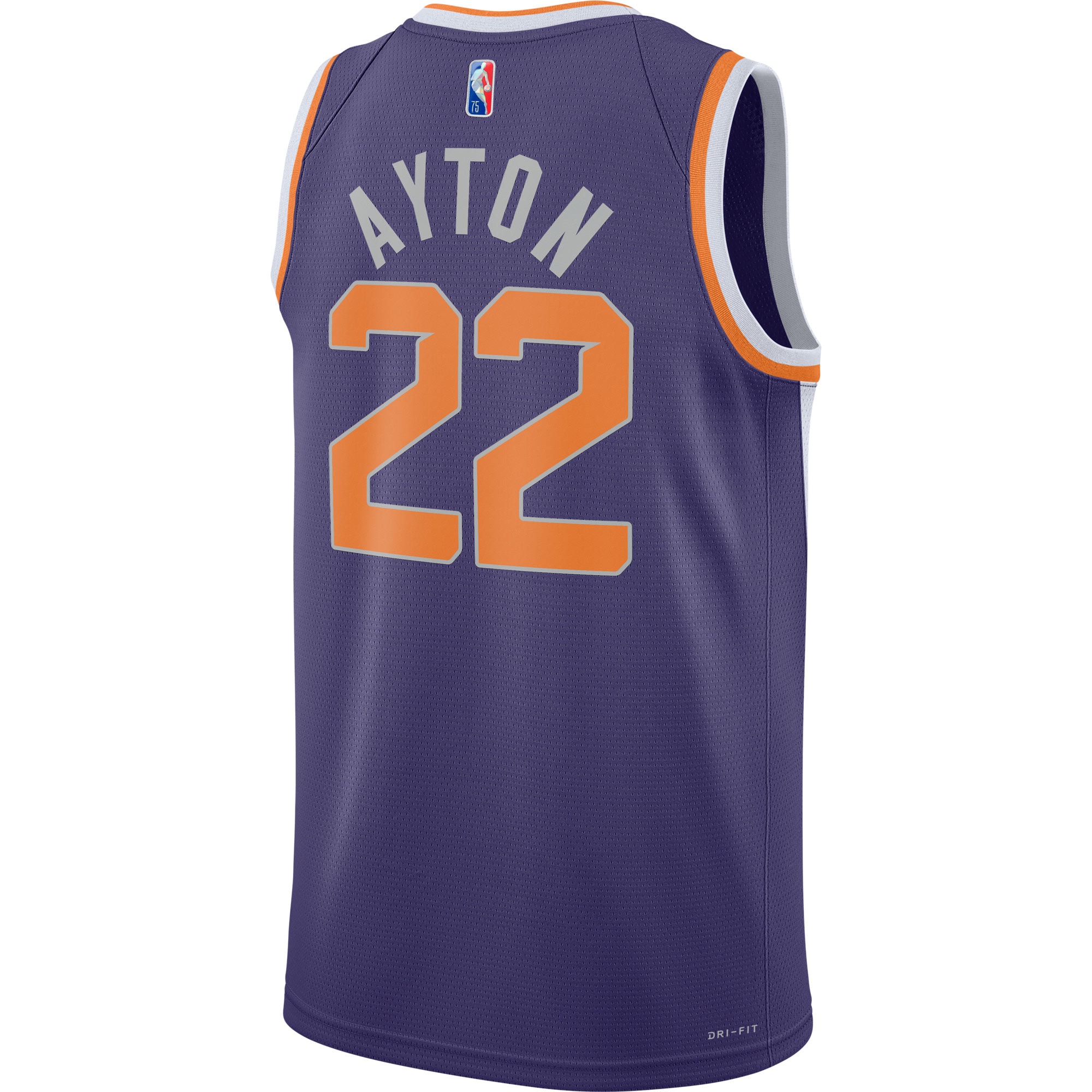 Deandre Ayton Phoenix Suns Nike 2021/22 Diamond Swingman Jersey - Icon Edition - Purple - vstockx