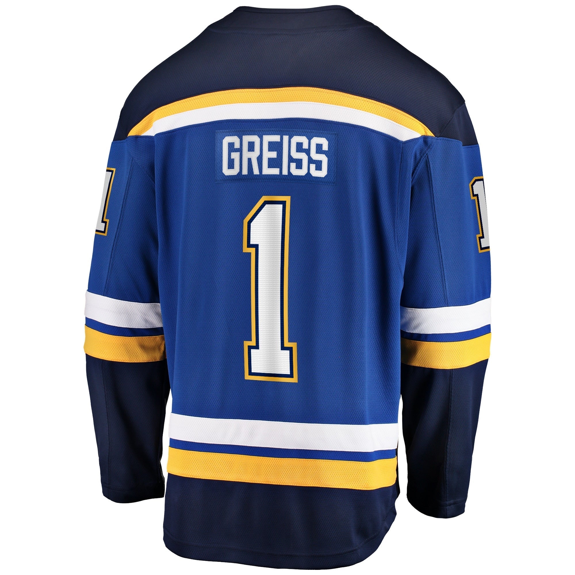 Men's Fanatics Branded Thomas Greiss Blue St. Louis Blues Home Breakaway Player Jersey - vstockx