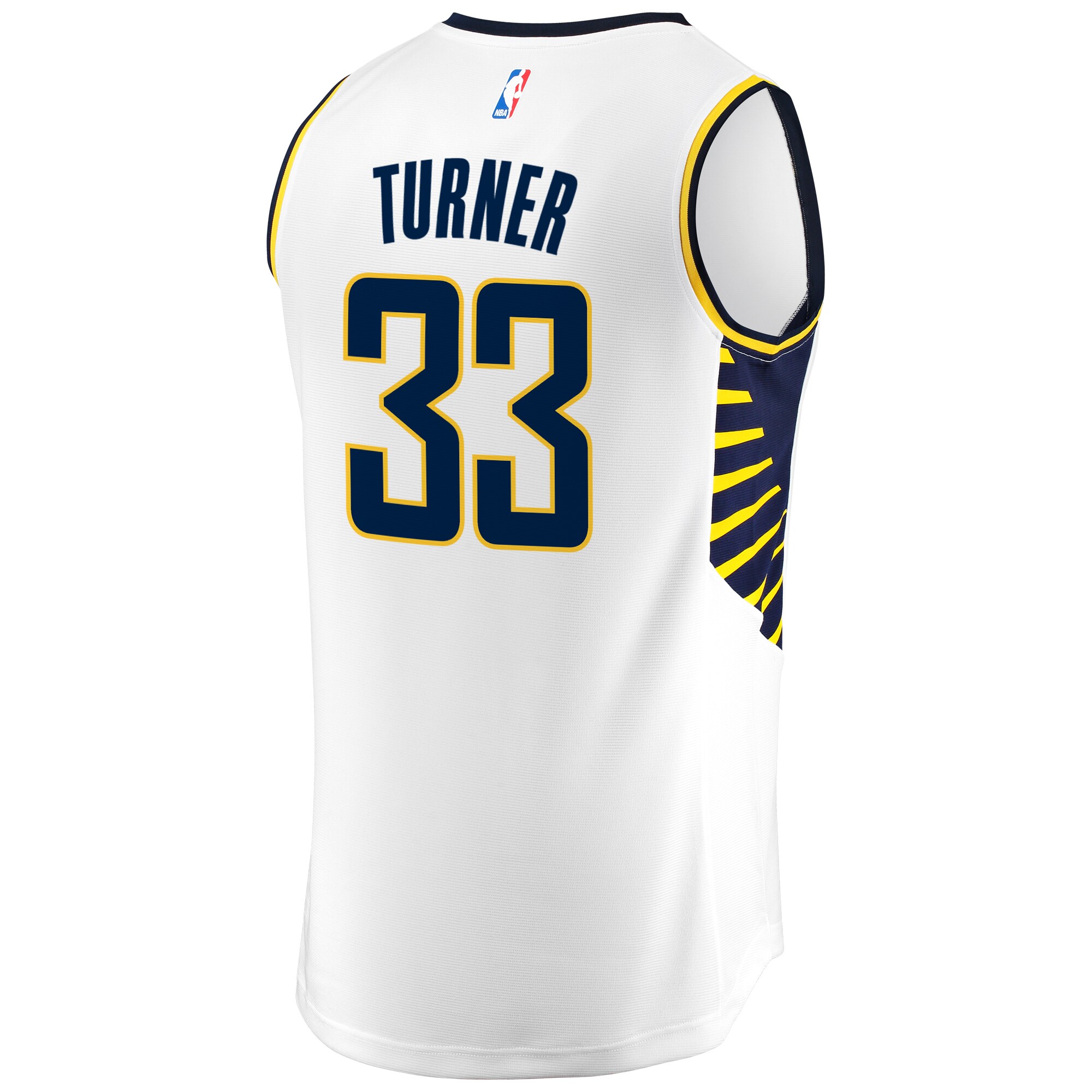 Myles Turner Indiana Pacers Fanatics Branded Fast Break Replica Jersey - Association Edition - White - vstockx