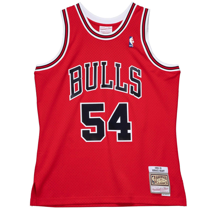 Mens Chicago Bulls Horace Grant Mitchell & Ness Red 1990-91 Hardwood Classics Swingman Jersey - vstockx