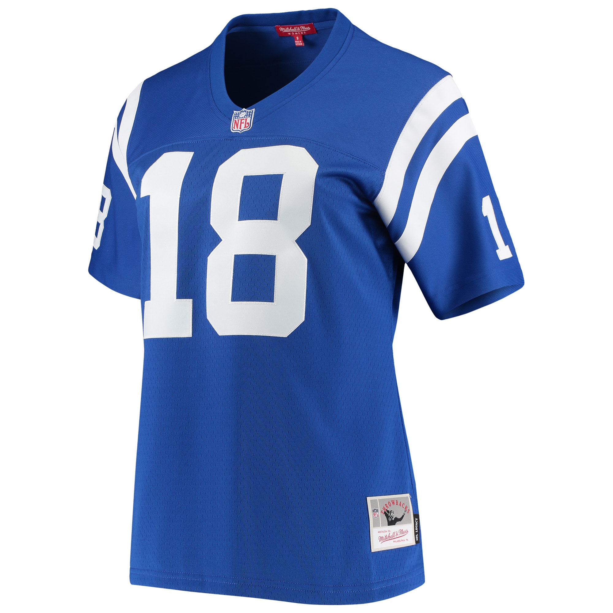 Peyton Manning Indianapolis Colts Mitchell & Ness Women's 1998 Legacy Replica Jersey - Royal - vstockx