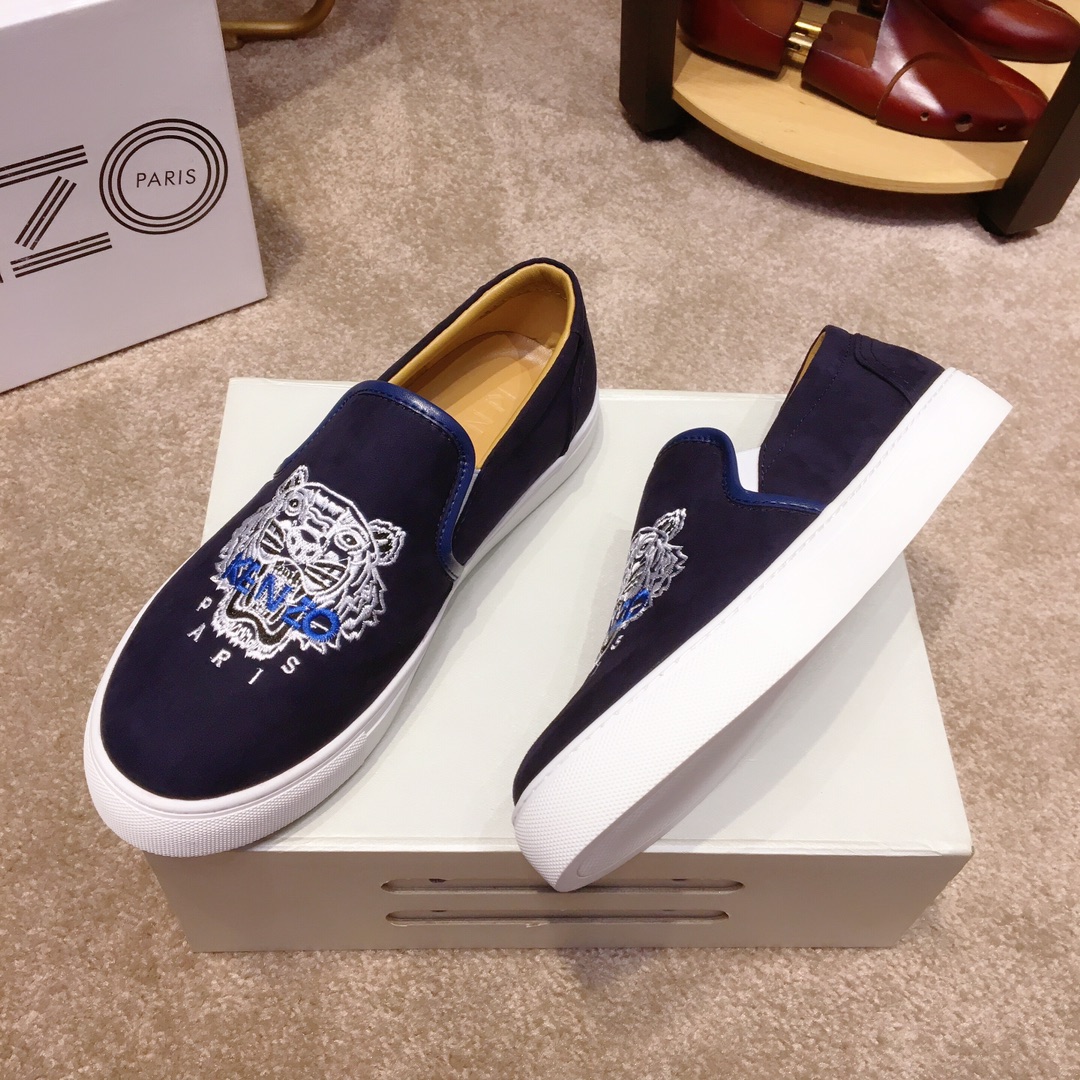 Kenzo K-SKATE Tiger canvas slip-on sneakers 12 - vstockx