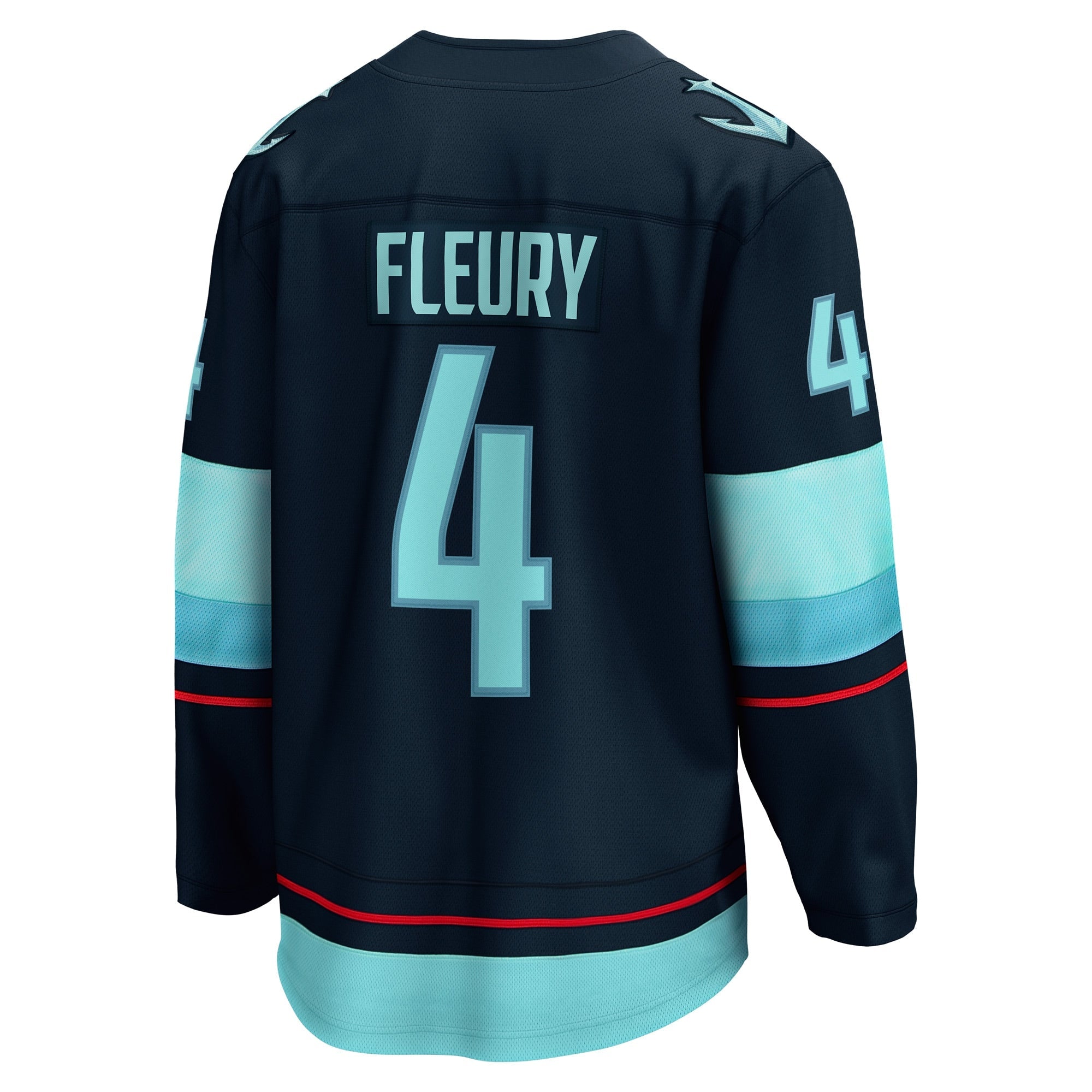 Men's Fanatics Branded Haydn Fleury Deep Sea Blue Seattle Kraken Home Breakaway Player Jersey - vstockx