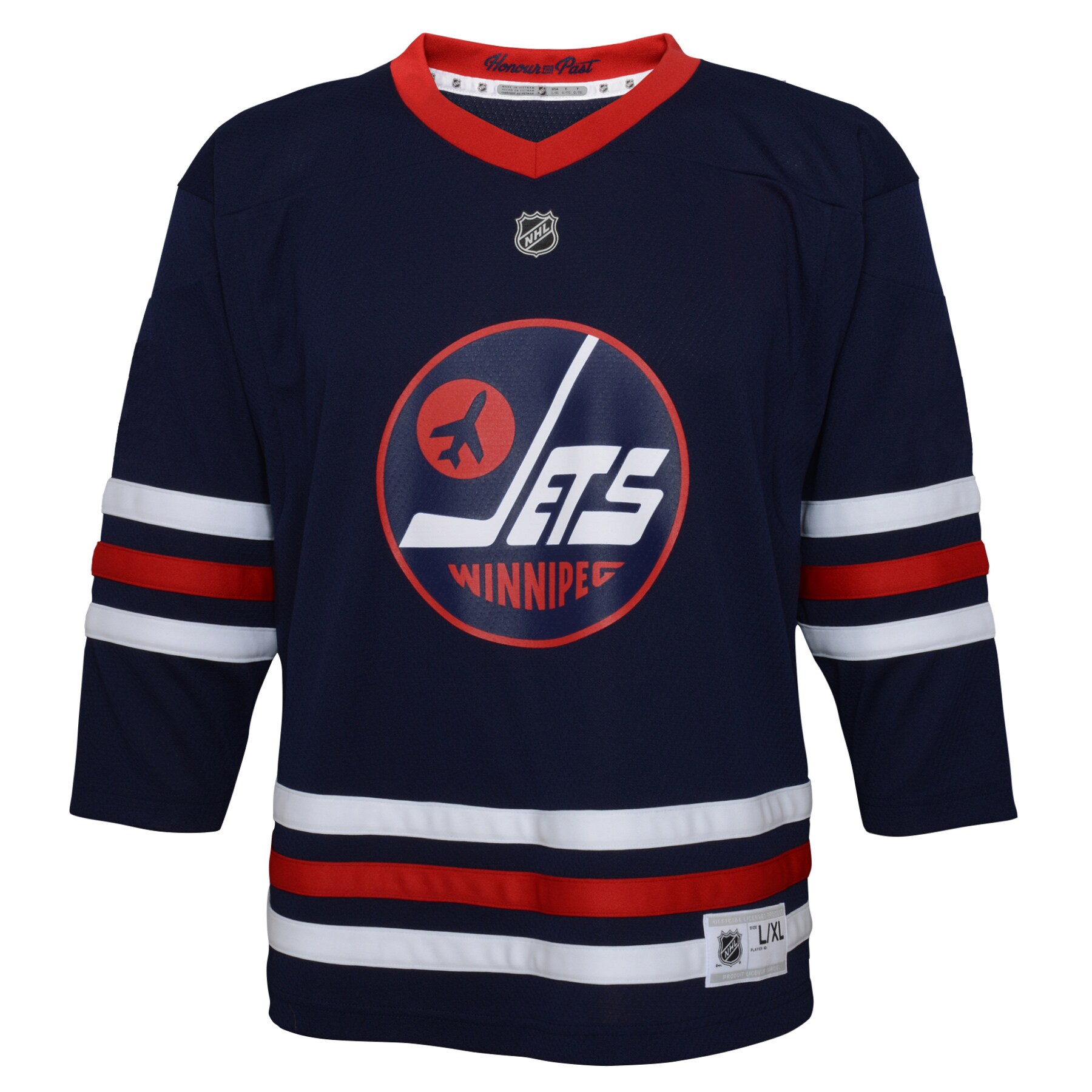Winnipeg Jets Toddler 2021/22 Alternate Replica Jersey - Navy - vstockx