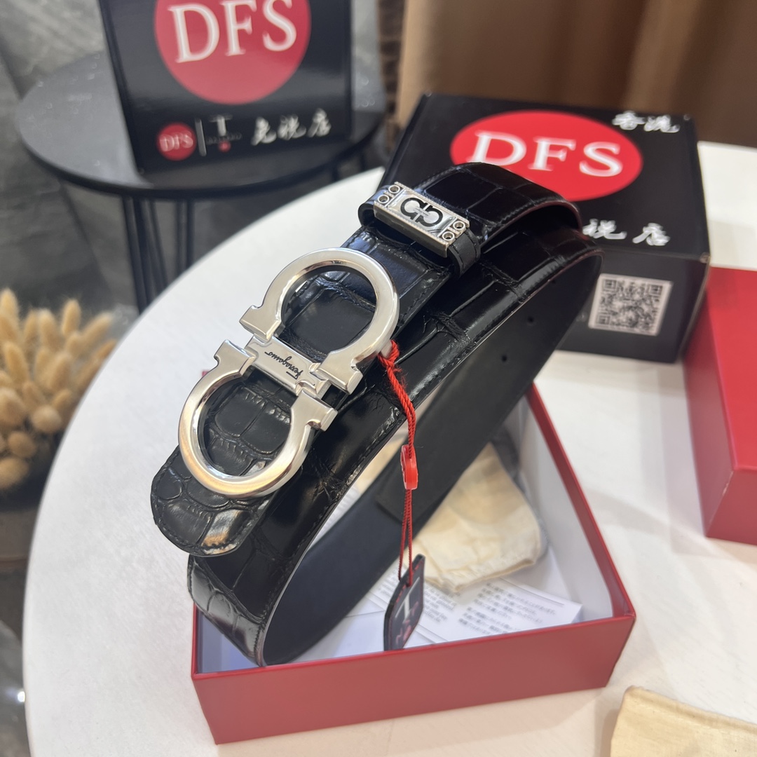 Streetwear Belt Ferragamo 320306 size:3.5cm - vstockx