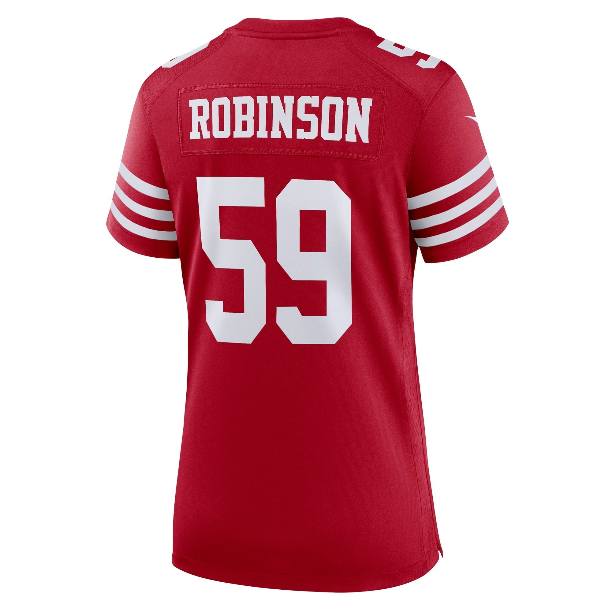 Women's Nike Curtis Robinson Scarlet San Francisco 49ers Game Player Jersey - vstockx