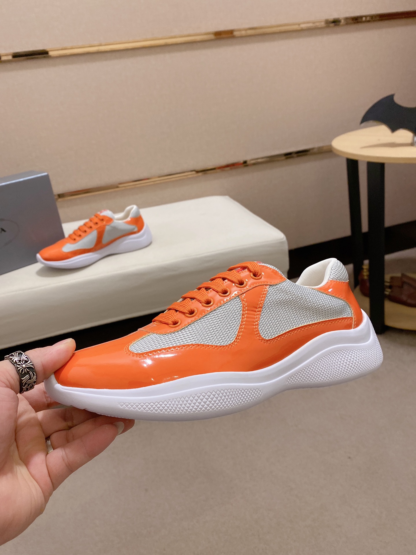 Prada America's Cup sneaker 13 - vstockx