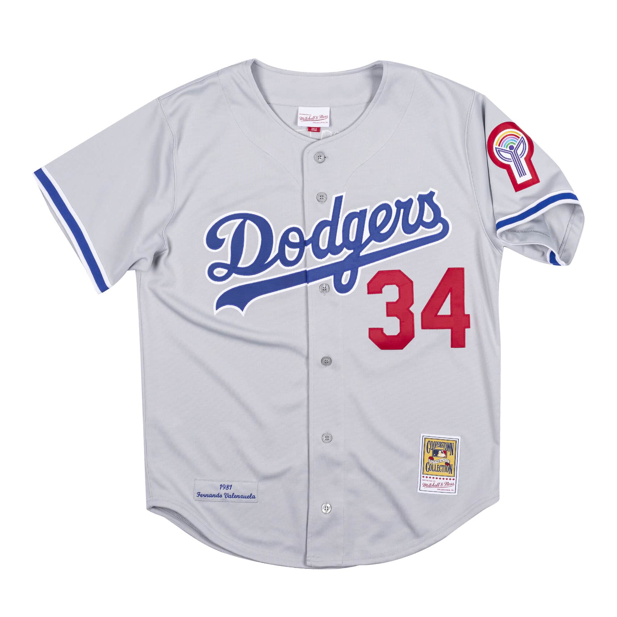 Authentic Jersey Los Angeles Dodgers 1981 Fernando Valenzuela - vstockx