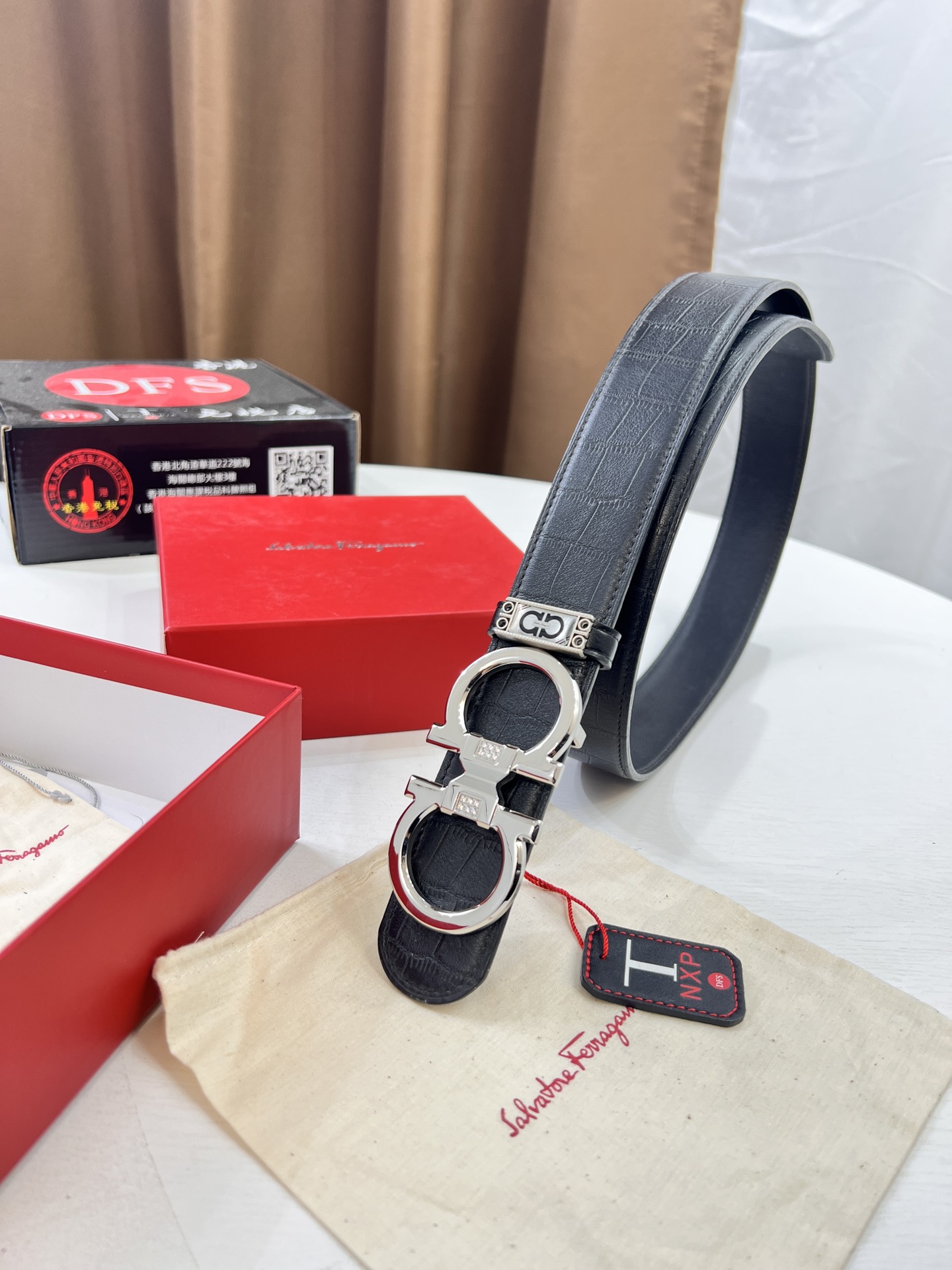 Streetwear Belt Ferragamo 321721 size:3.5cm - vstockx