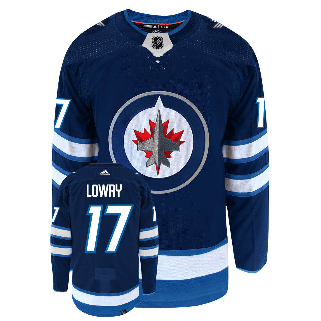 Adam Lowry Winnipeg Jets Adidas Primegreen Authentic NHL Hockey Jersey - vstockx