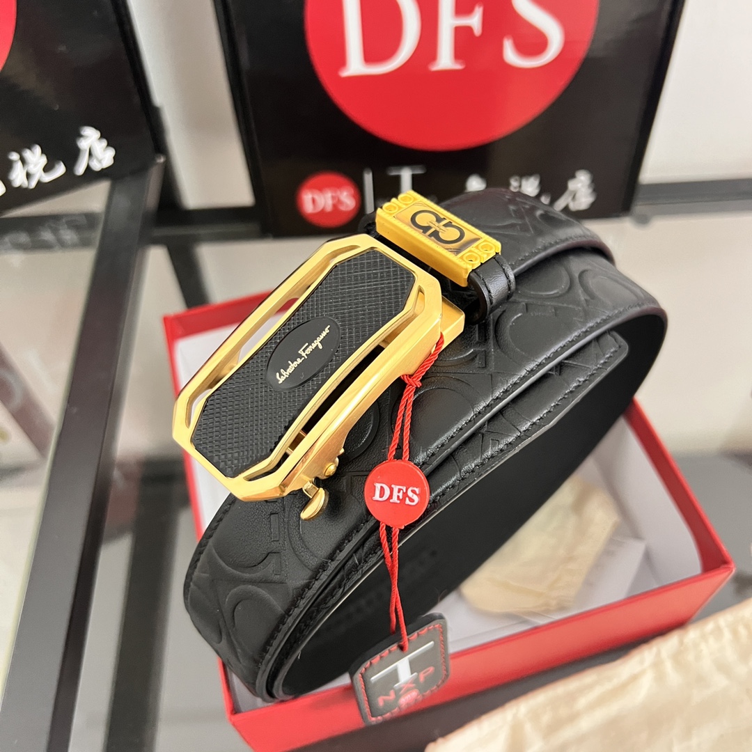 Streetwear Belt Ferragamo 320228 size:3.5cm - vstockx