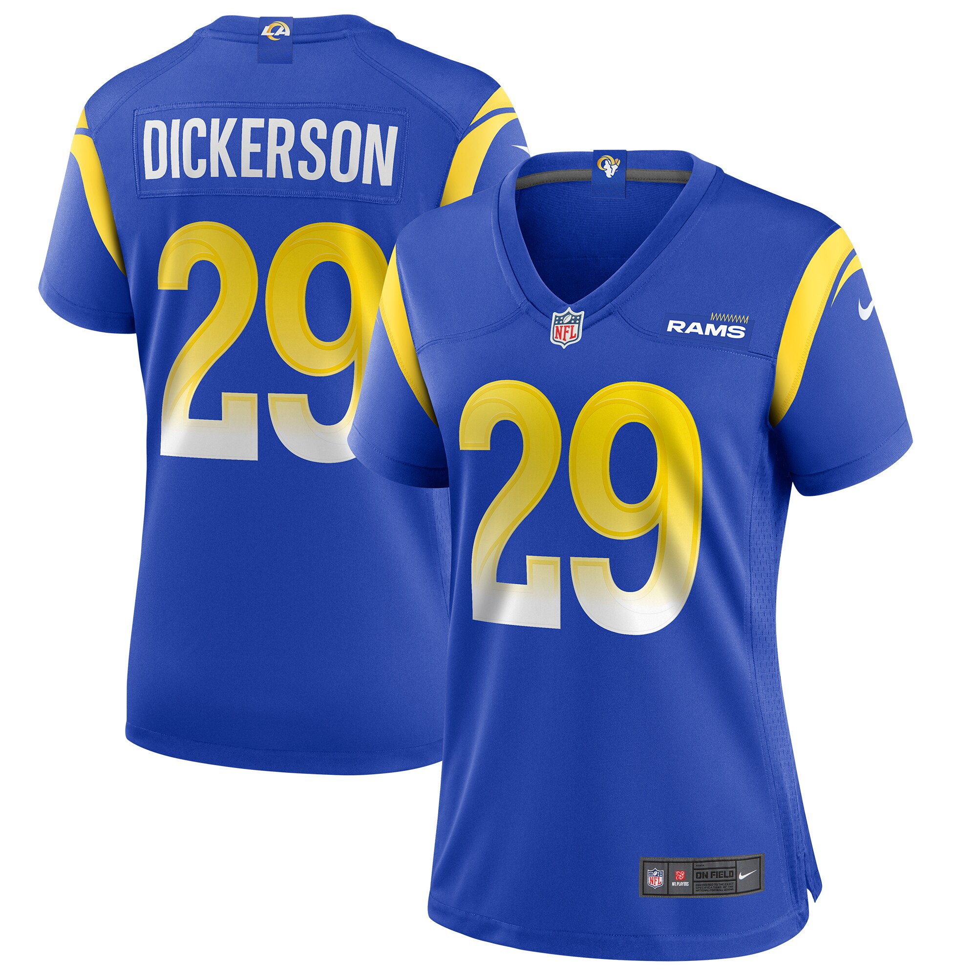Eric Dickerson Los Angeles Rams Nike Women's Game Retired Player Jersey - Royal - vstockx