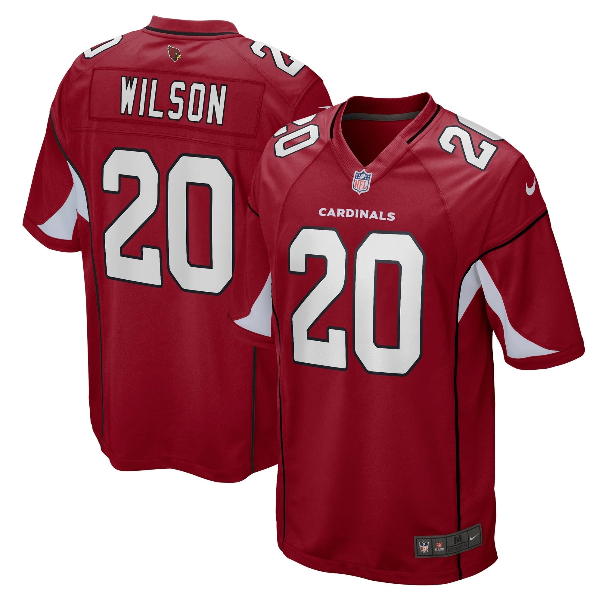 Men's Nike Marco Wilson Cardinal Arizona Cardinals Game Jersey - vstockx