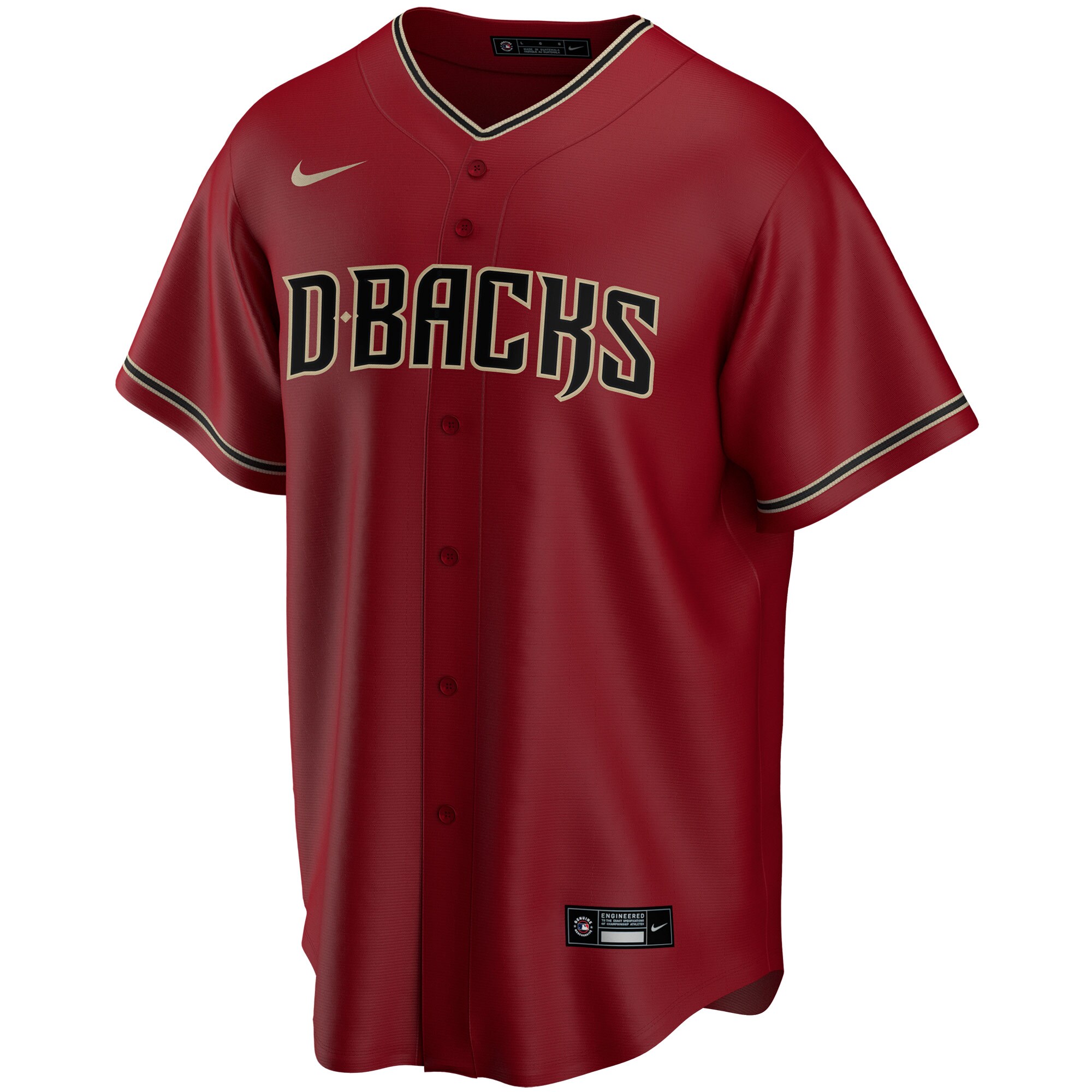 Arizona Diamondbacks Nike Youth Alternate Replica Team Jersey - Red - vstockx