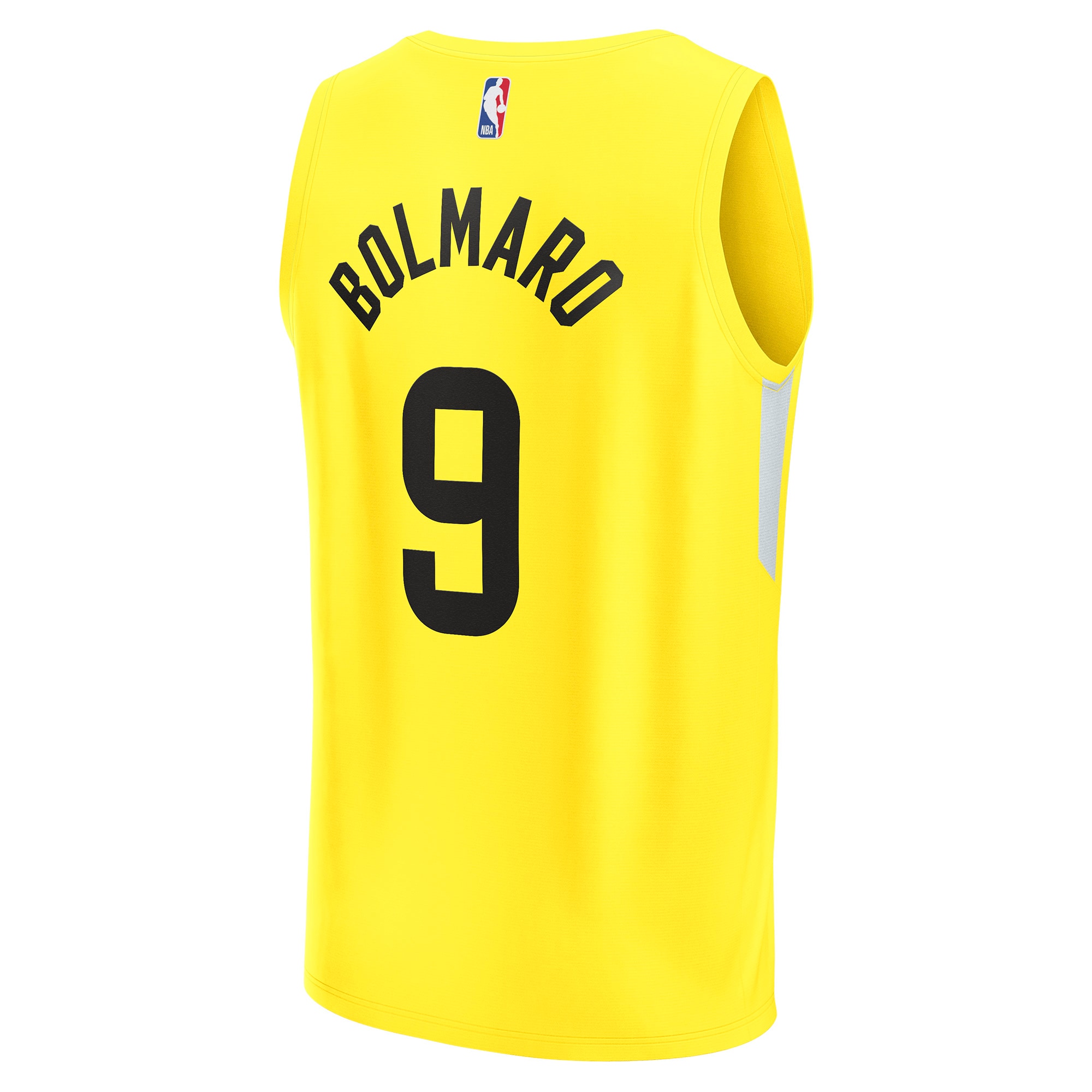 Leandro Bolmaro Utah Jazz Fanatics Branded 2022/23 Fast Break Replica Player Jersey - Icon Edition - Yellow - vstockx