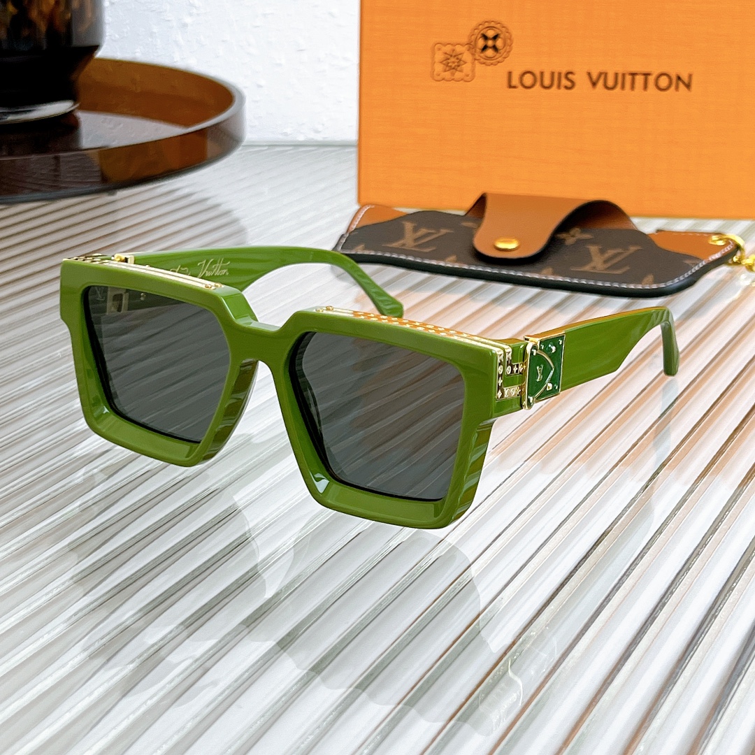 Sunglasses Louis Vuitton LV96006 Millionaires 2 - vstockx