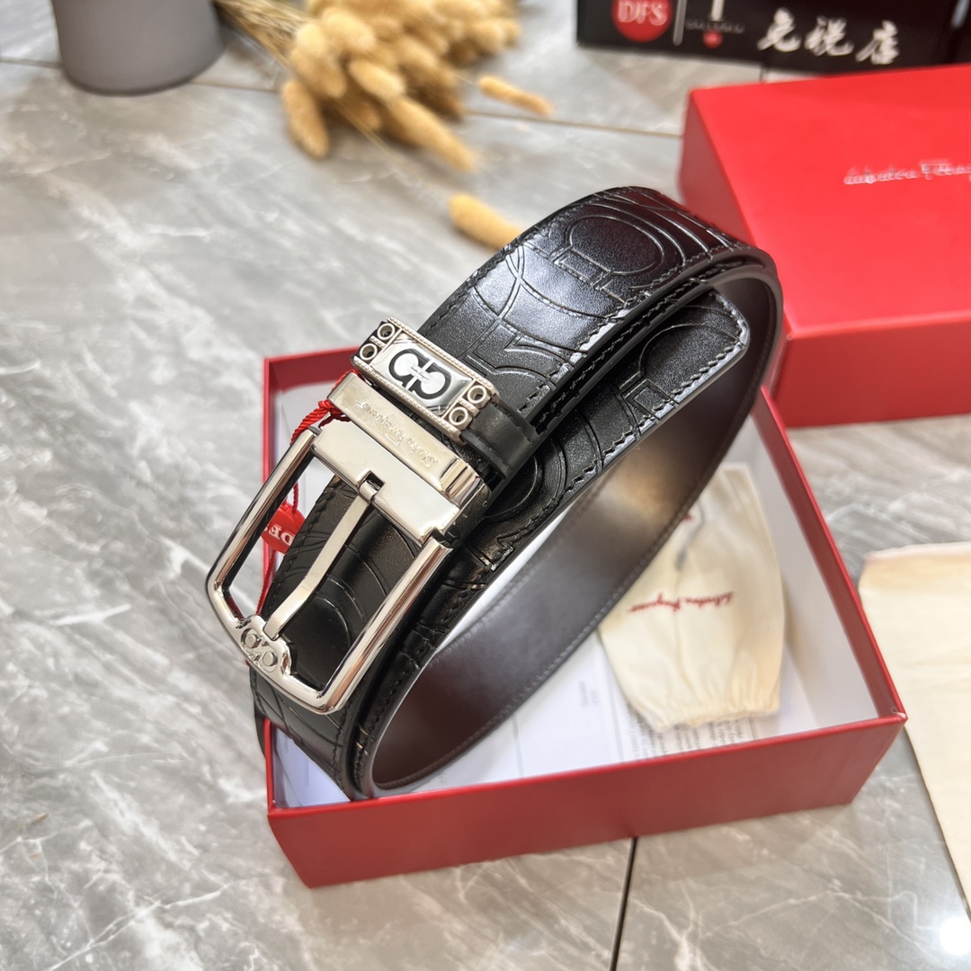 Streetwear Belt Ferragamo 319833 size:3.5cm - vstockx