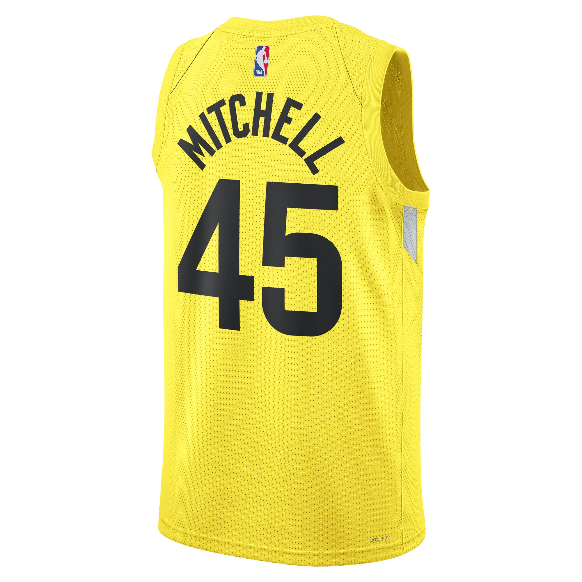 Donovan Mitchell Utah Jazz Nike Unisex Swingman Jersey - Association Edition - Gold - vstockx