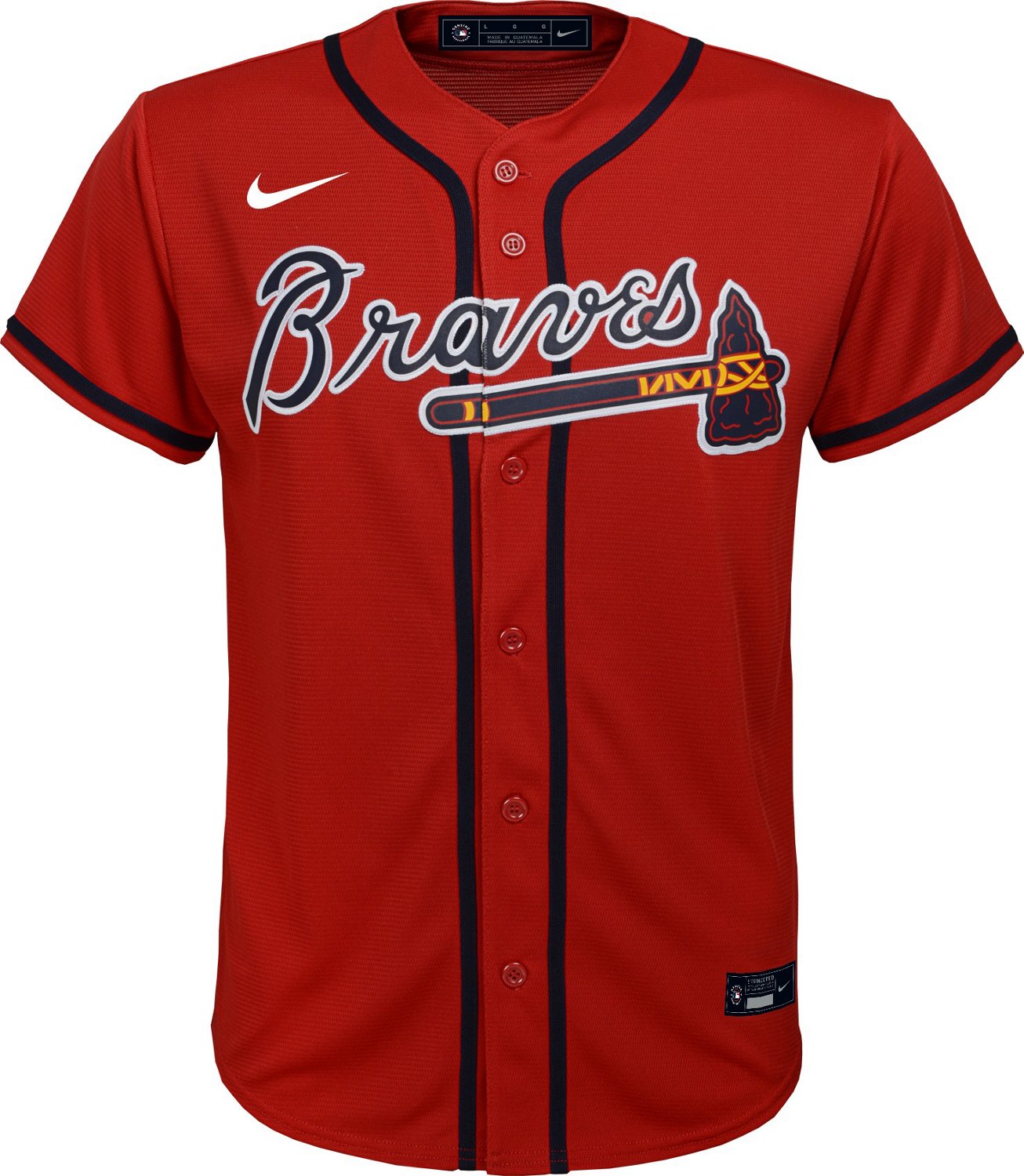 Nike Youth Atlanta Braves Team Replica Finished Jersey - vstockx