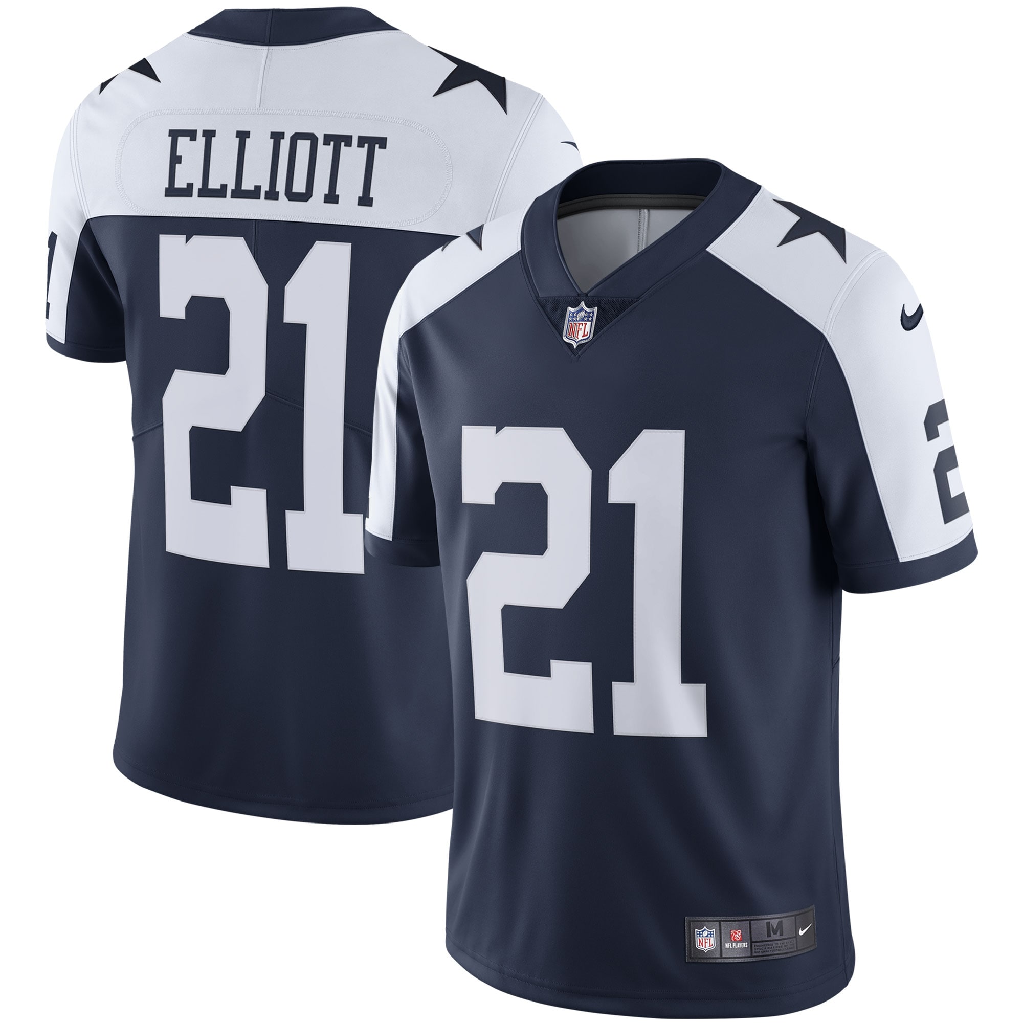 Ezekiel Elliott Dallas Cowboys Nike Alternate Vapor Limited Jersey - Navy - vstockx
