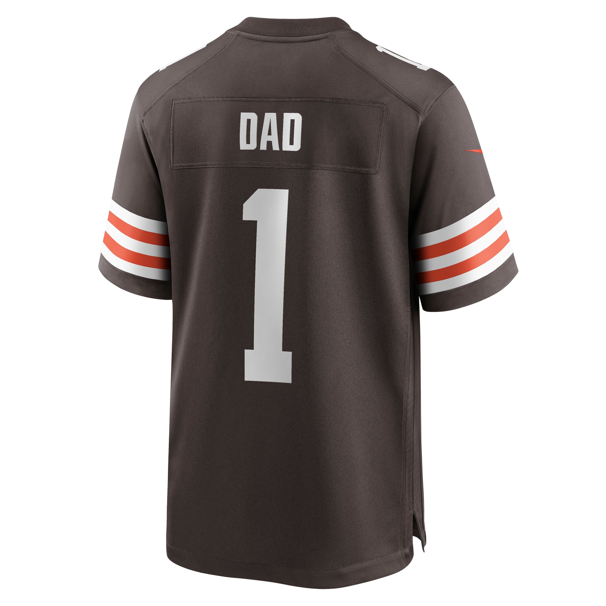 Number 1 Dad Cleveland Browns Nike Game Jersey - Brown - vstockx