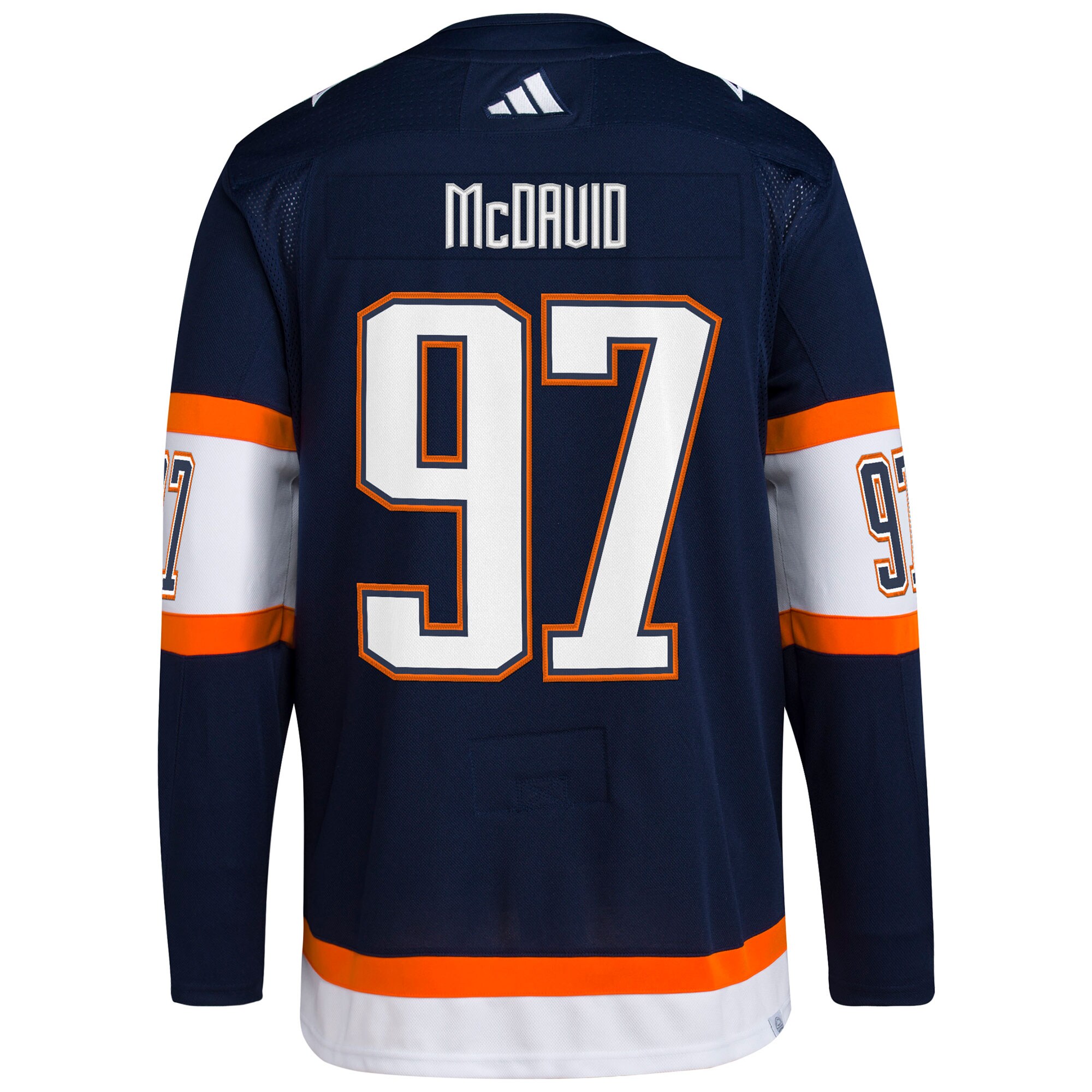 Connor McDavid Edmonton Oilers adidas Reverse Retro 2.0 Authentic Player Jersey - Navy - vstockx