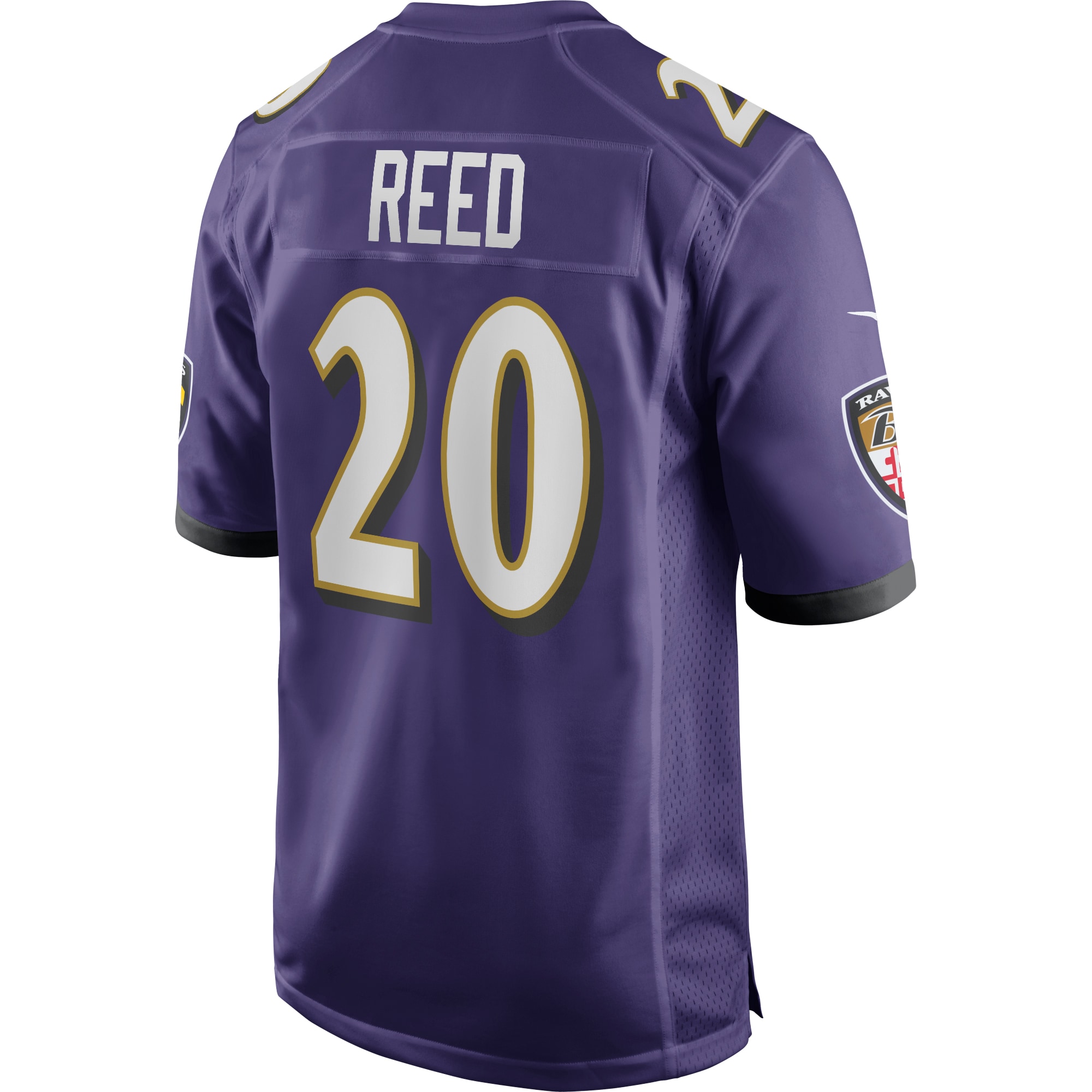 Ed Reed Baltimore Ravens Nike Game Retired Player Jersey - Purple - vstockx