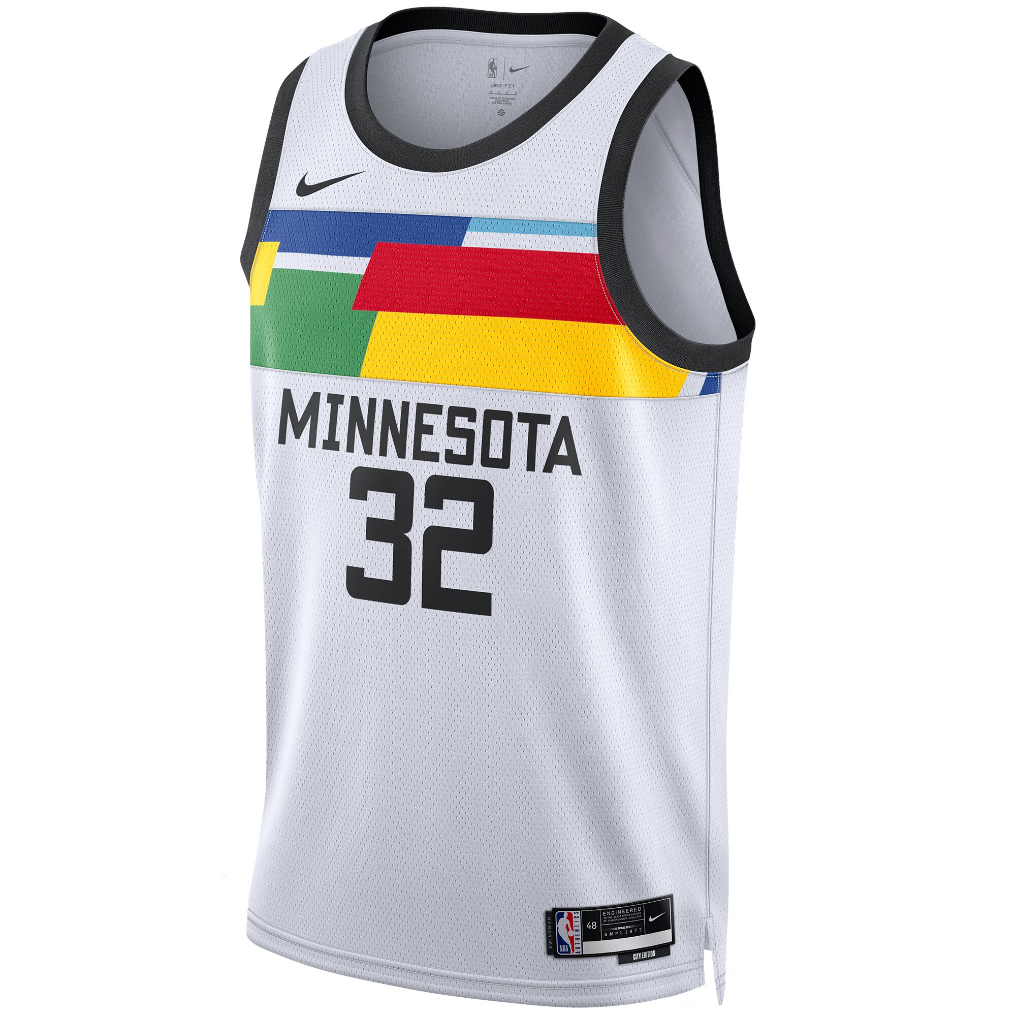 Karl-Anthony Towns Minnesota Timberwolves Nike Unisex 2022/23 Swingman Jersey - City Edition - White - vstockx