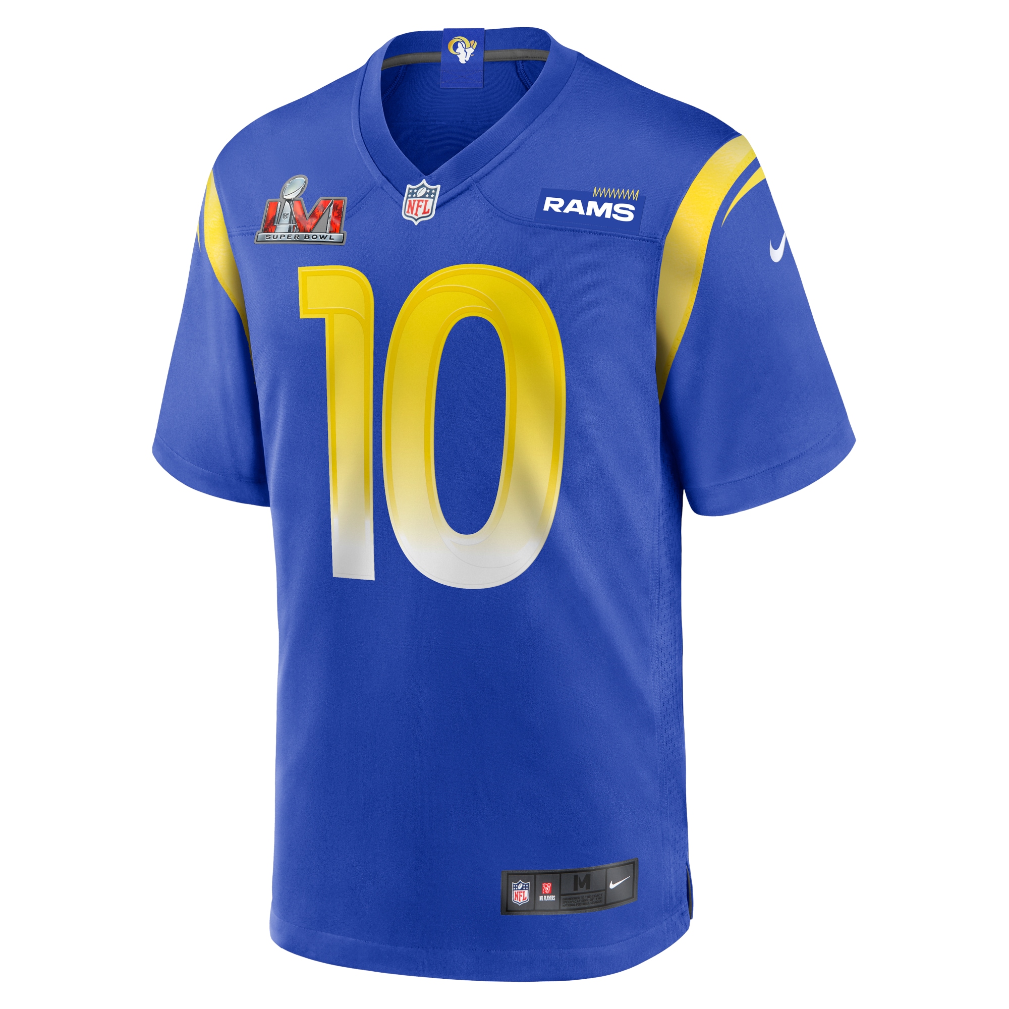 Cooper Kupp Los Angeles Rams Nike Super Bowl LVI Bound Game Patch Jersey - Royal - vstockx