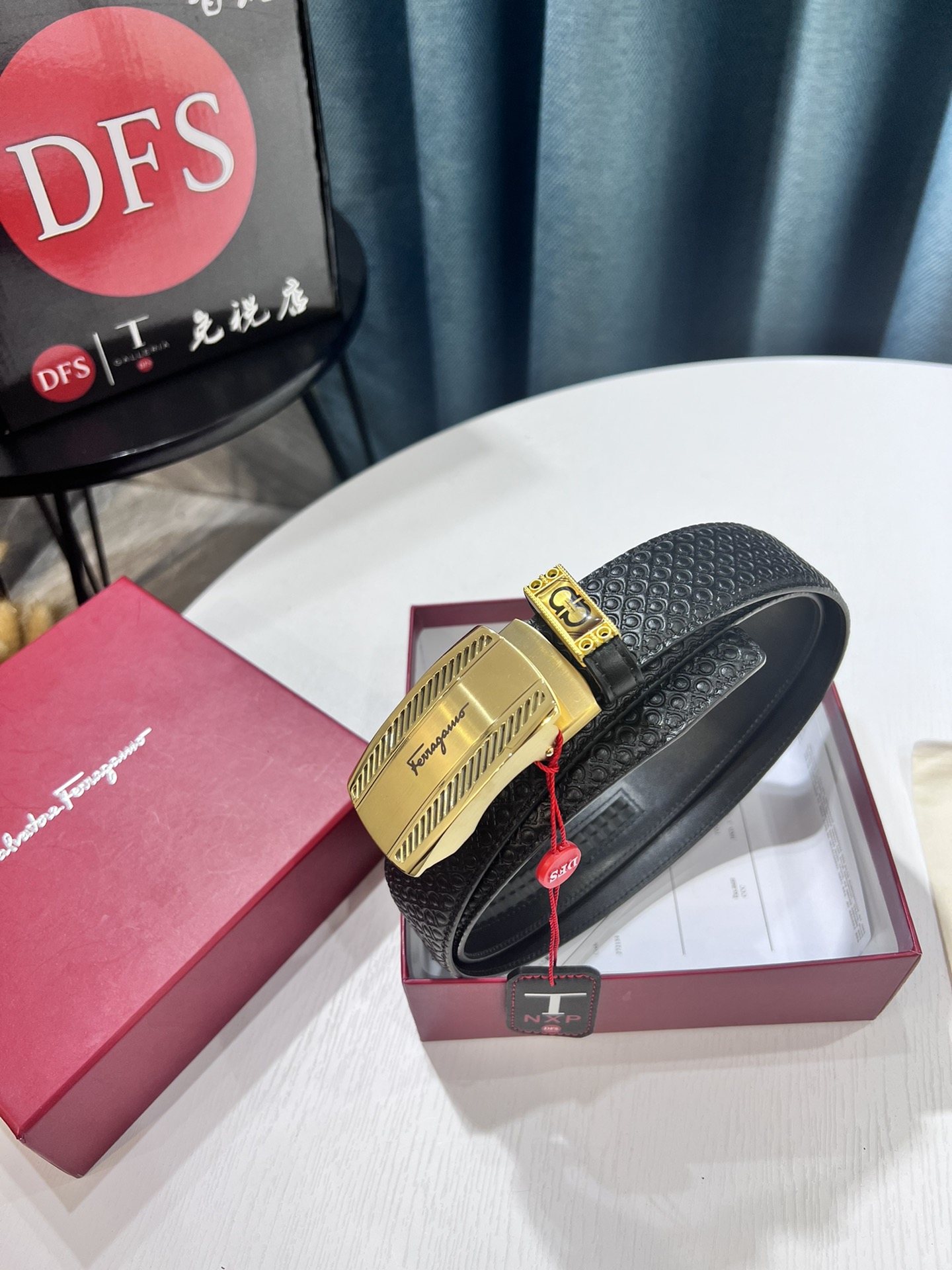 Streetwear Belt Ferragamo 319650 size:3.5cm - vstockx